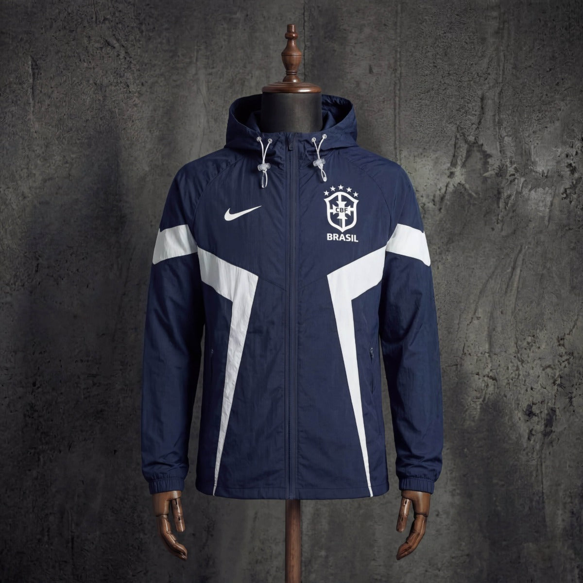 2026 Brazil Royal Blue Windbreaker