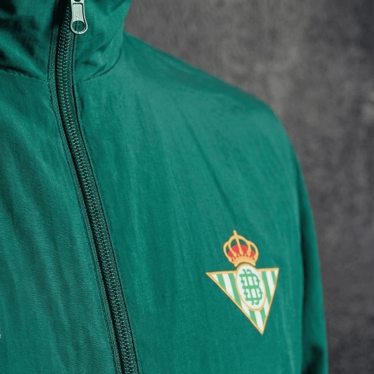 2026 Real Betis Green and Yellow Reversible Jacket Windbreaker