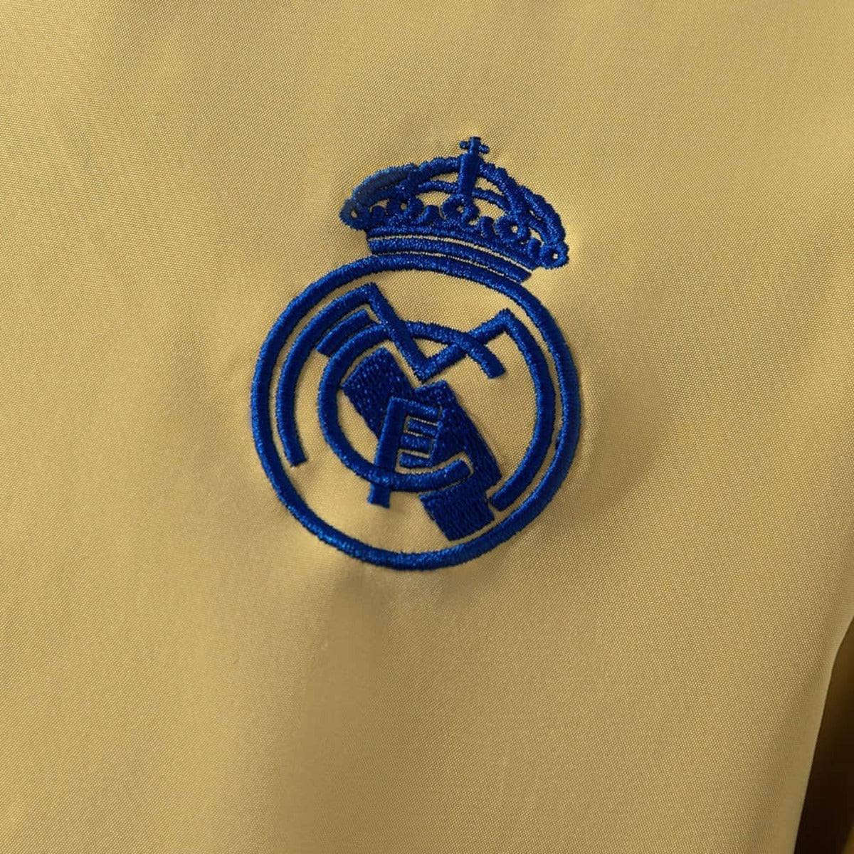 2026 Real Madrid Blue and Golden Reversible Windbreaker