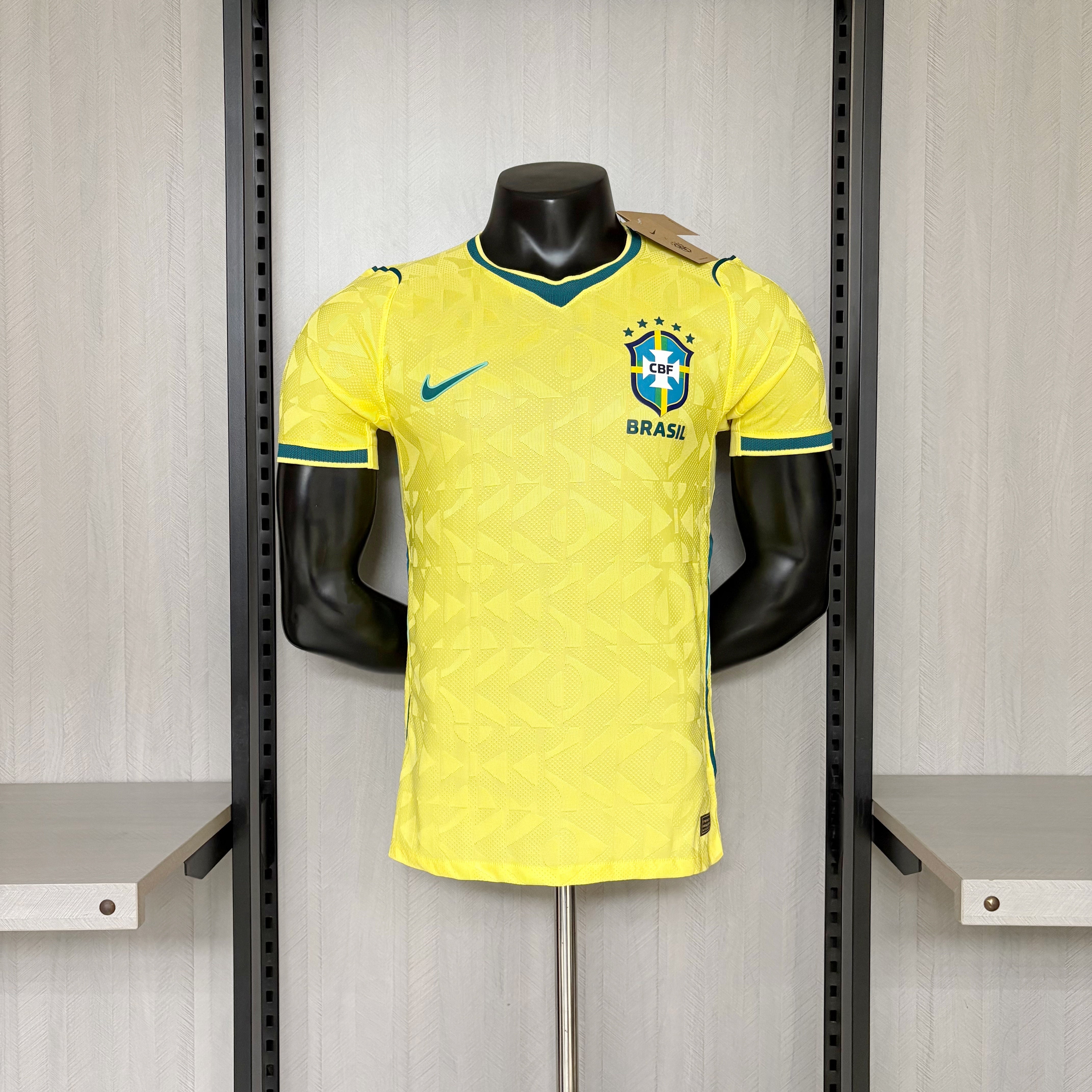 Player version 2026 Brazil home 1:1 Jersey