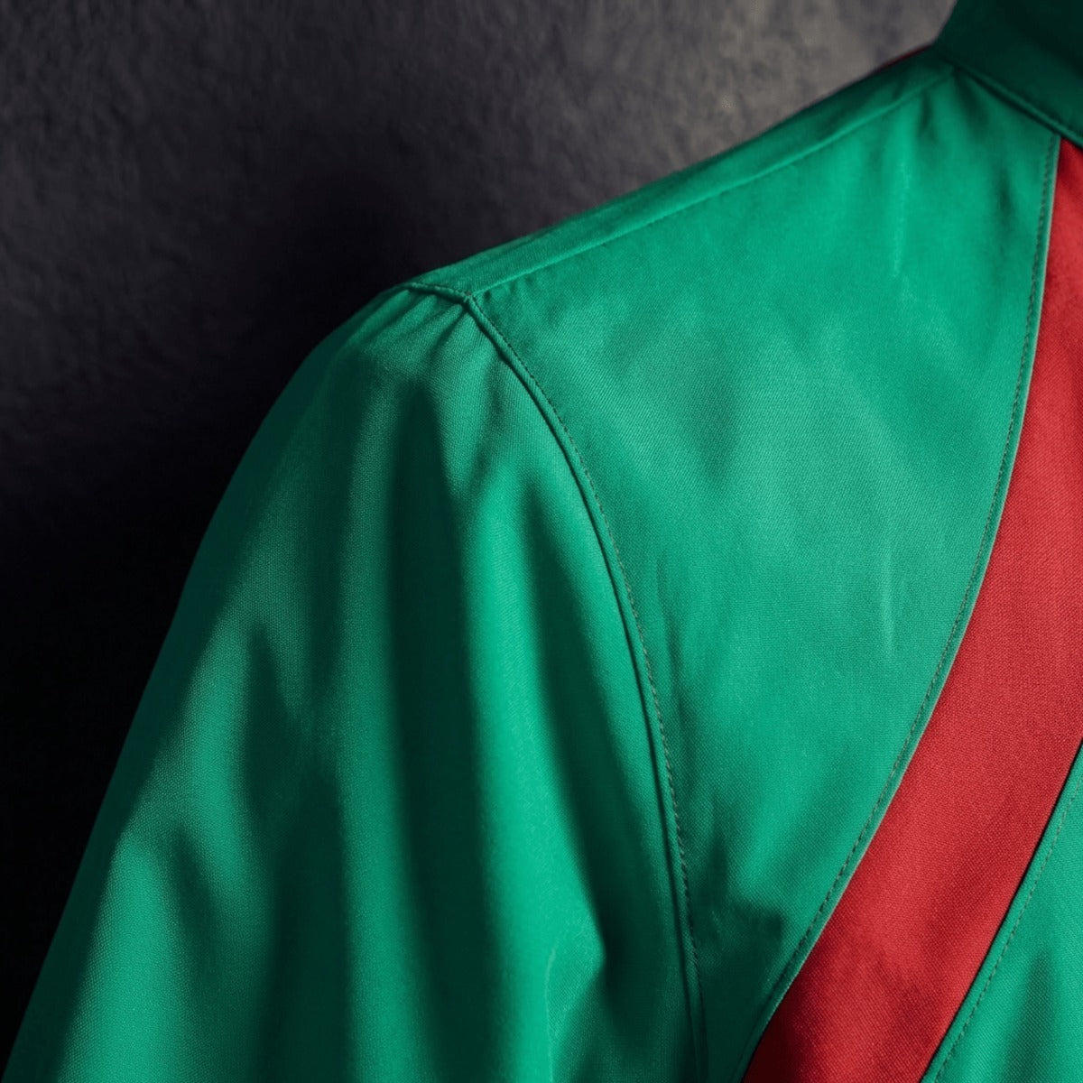 2026 Morocce Red and Green Reversible Windbreaker