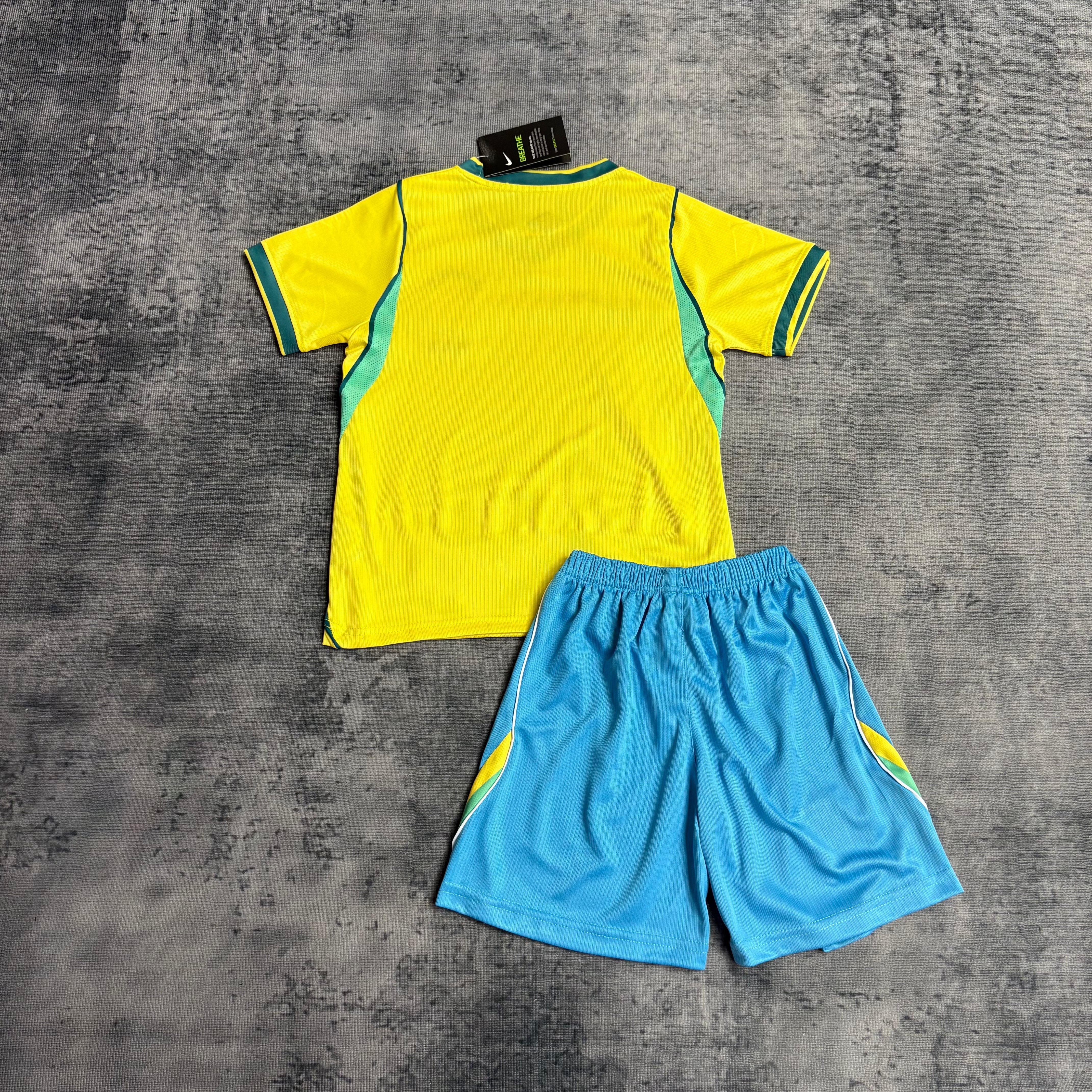 Kids 2026 Brazil Home Jersey
