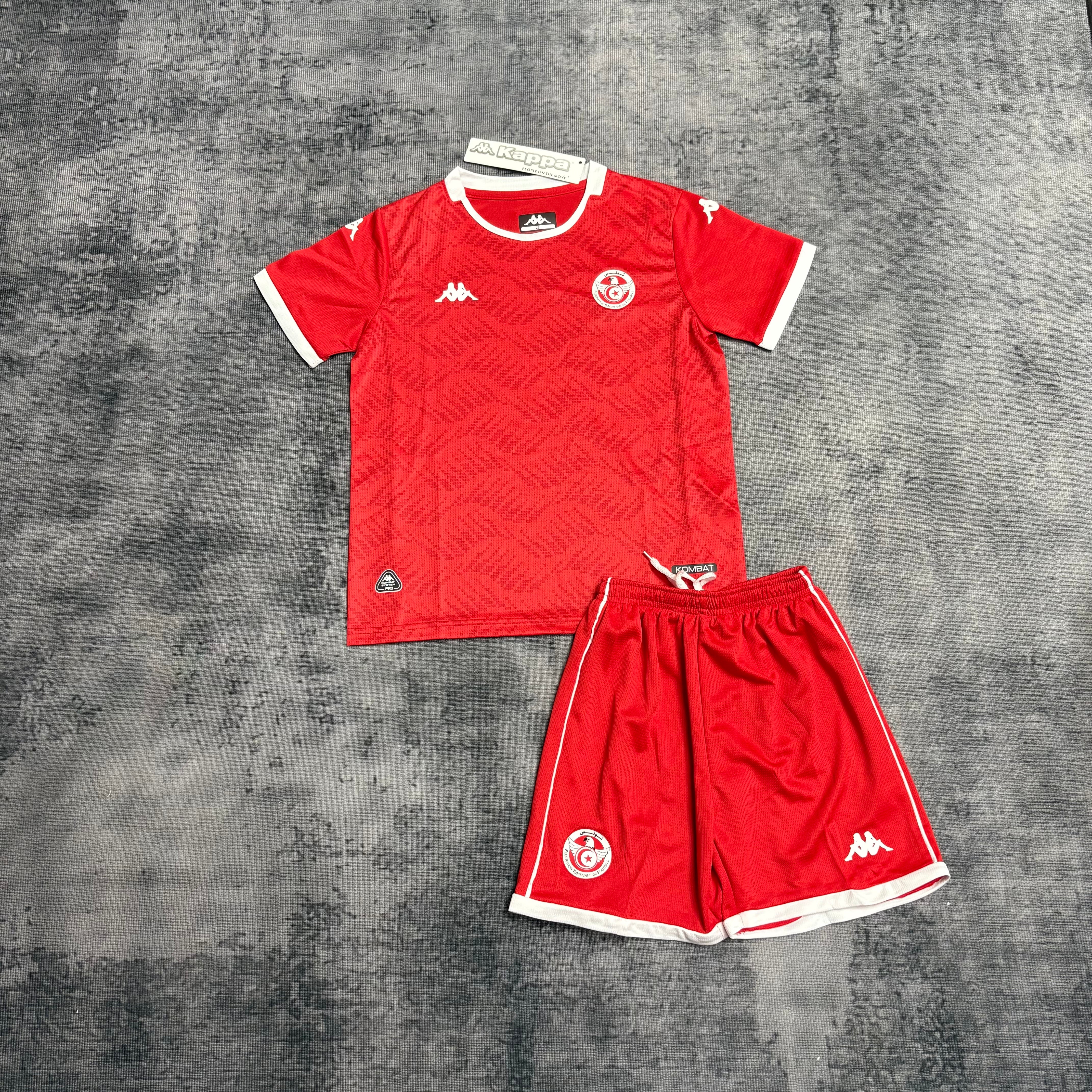 Kids 2026 Tunisia Home Jersey