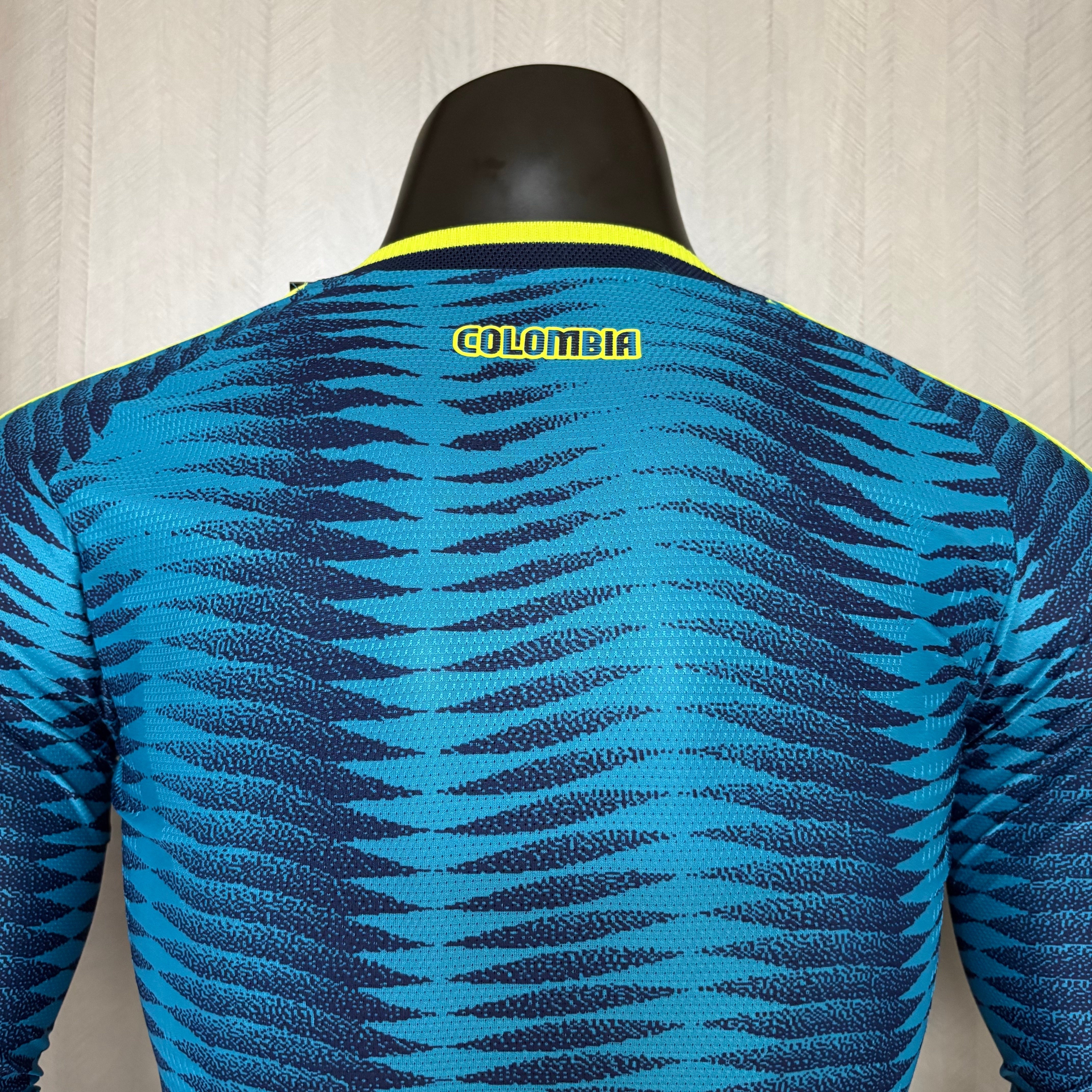 Player version long-sleeved 2026 Colombia away Jersey