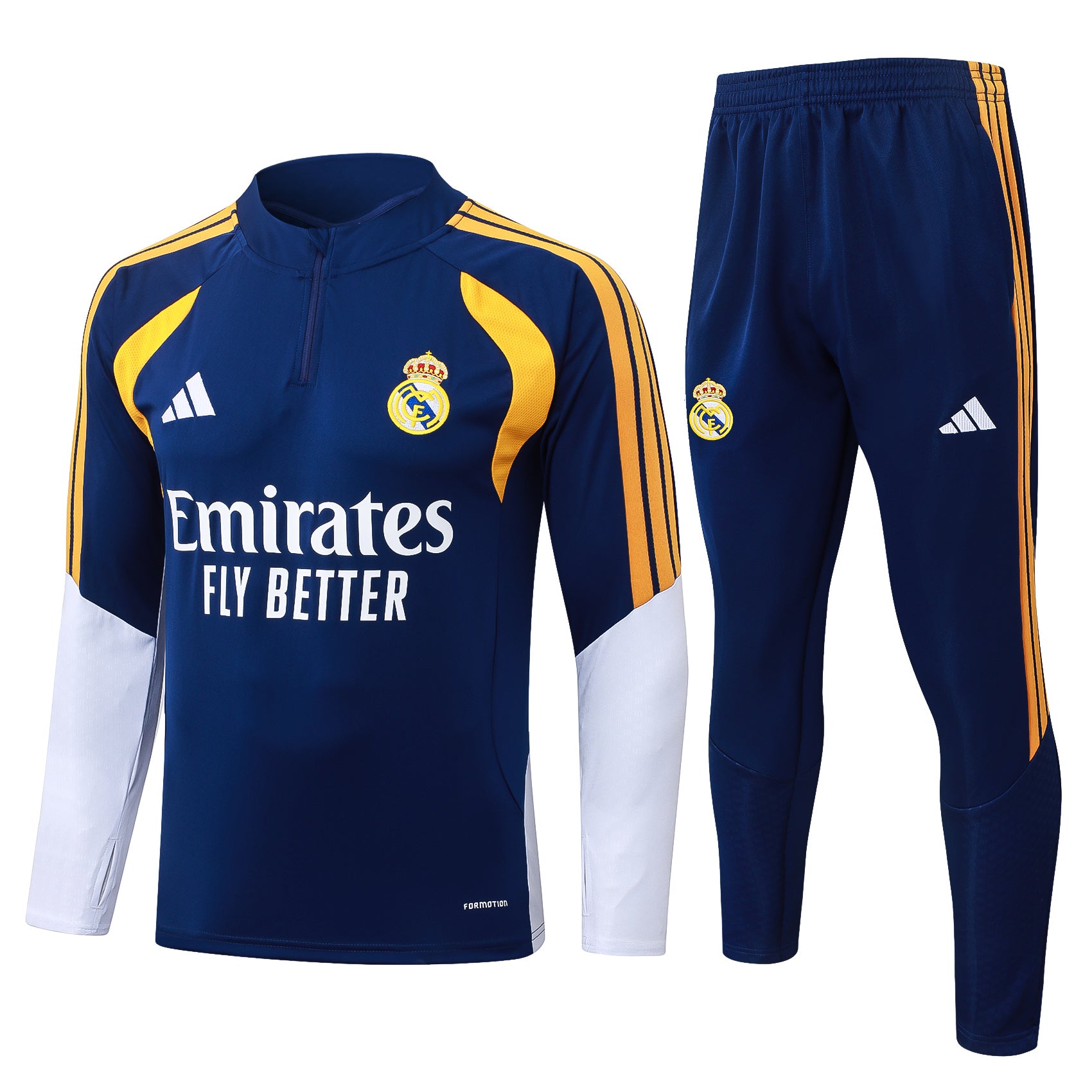 Tracksuit Real Madrid White Sleeves