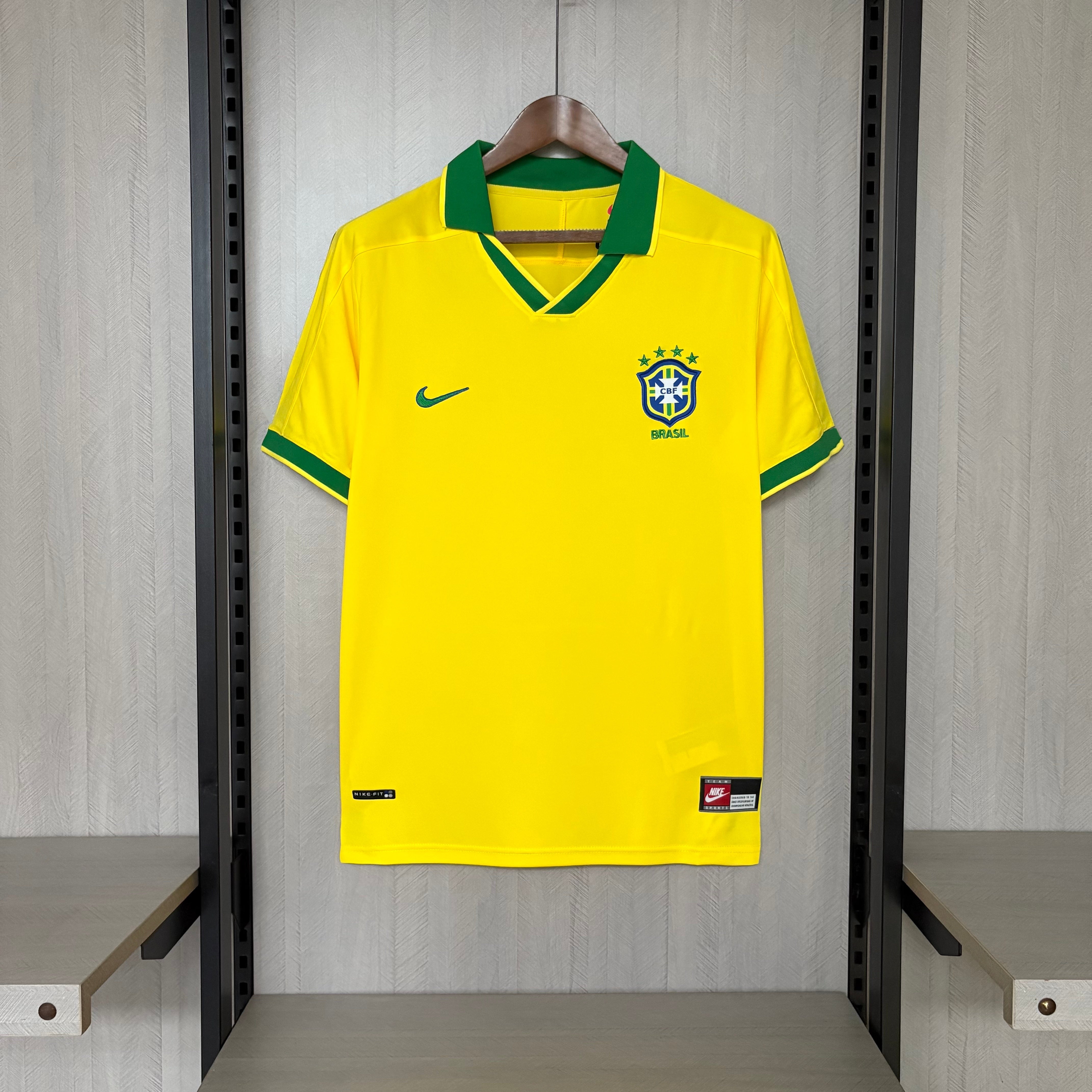Retro Brazil 1997 Home Jersey