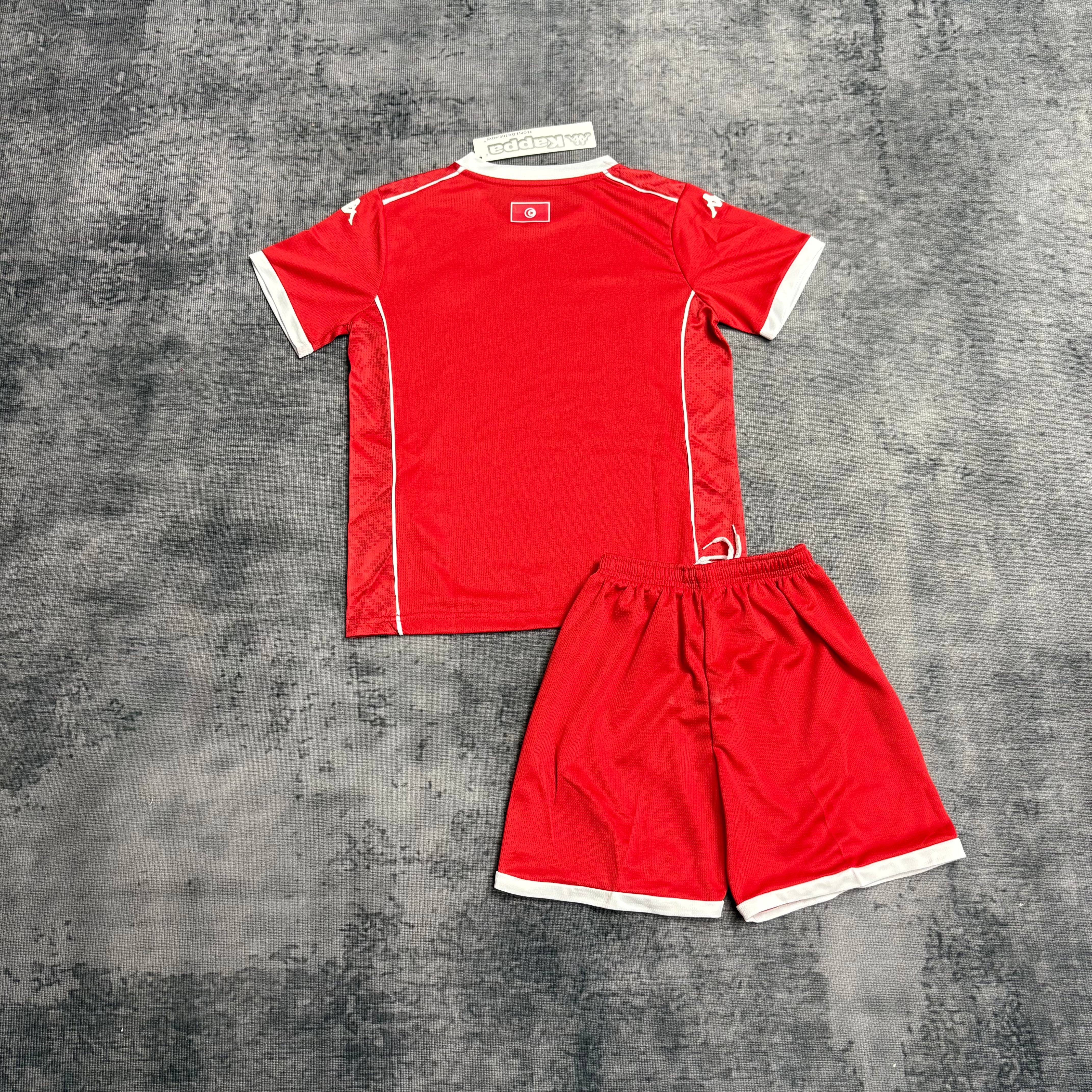 Kids 2026 Tunisia Home Jersey