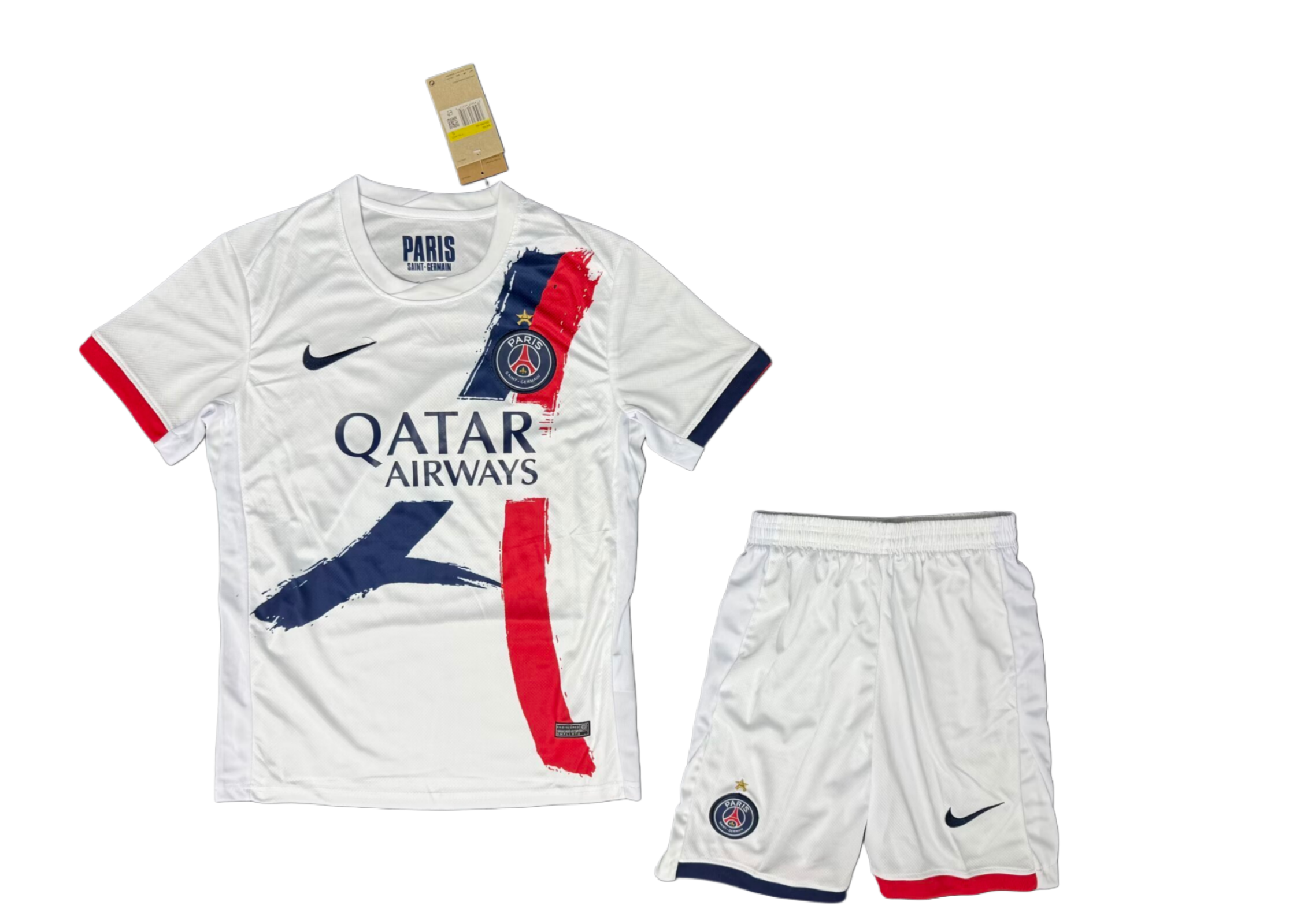 Paris Saint-Germain (PSG) Kids Home Kit 26/27 - Full Set (Jersey + Shorts)