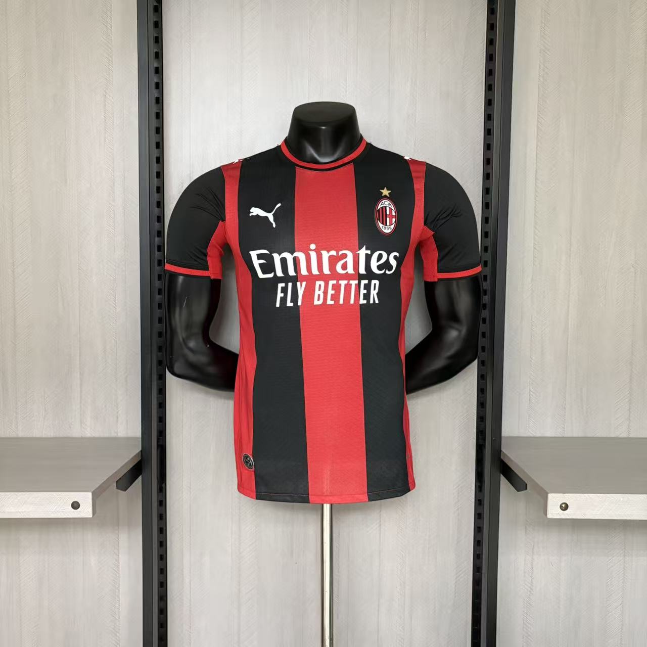 2026/27 Player Version AC Milan Home Jersey
