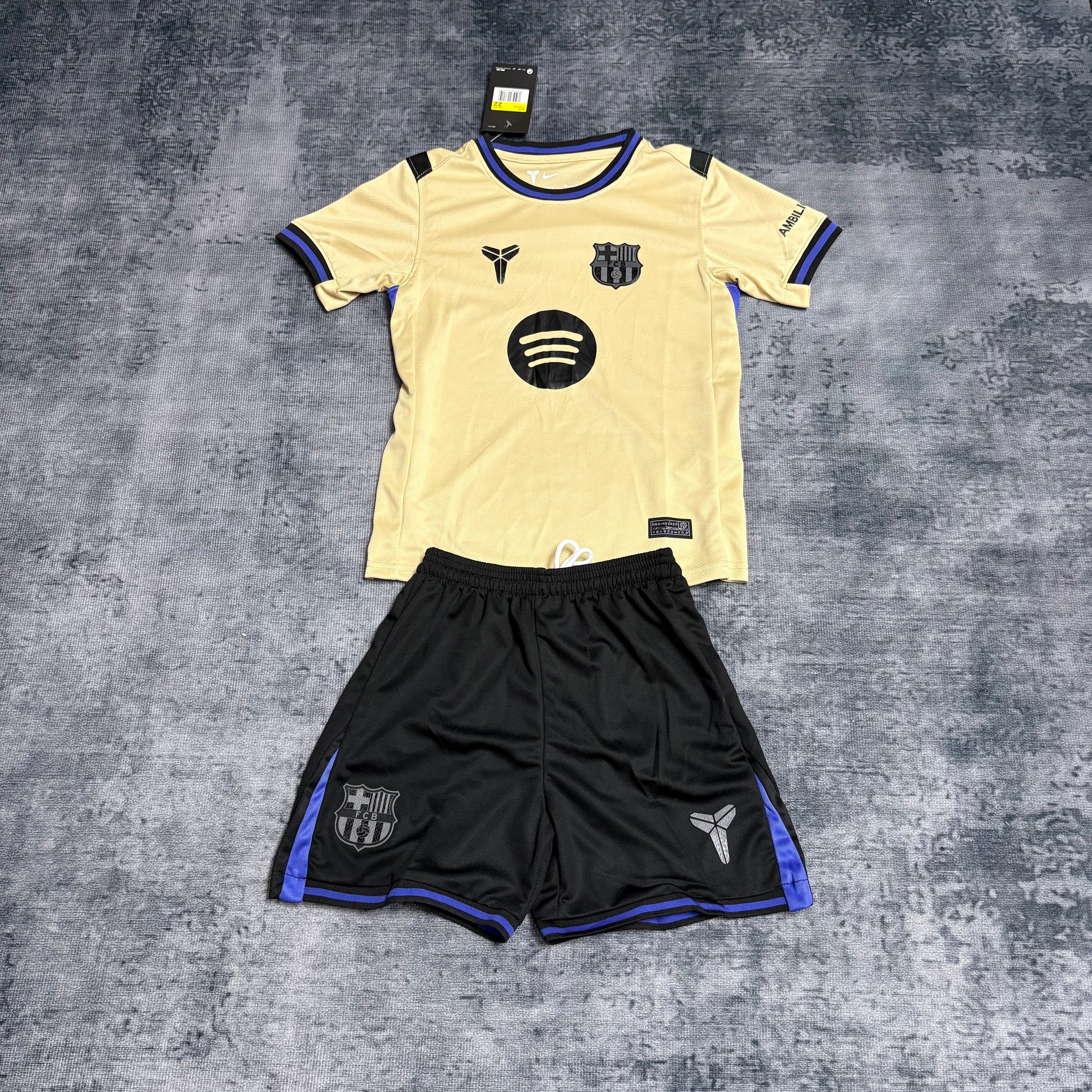 Kids 2025/26 Barcelona Away Kit