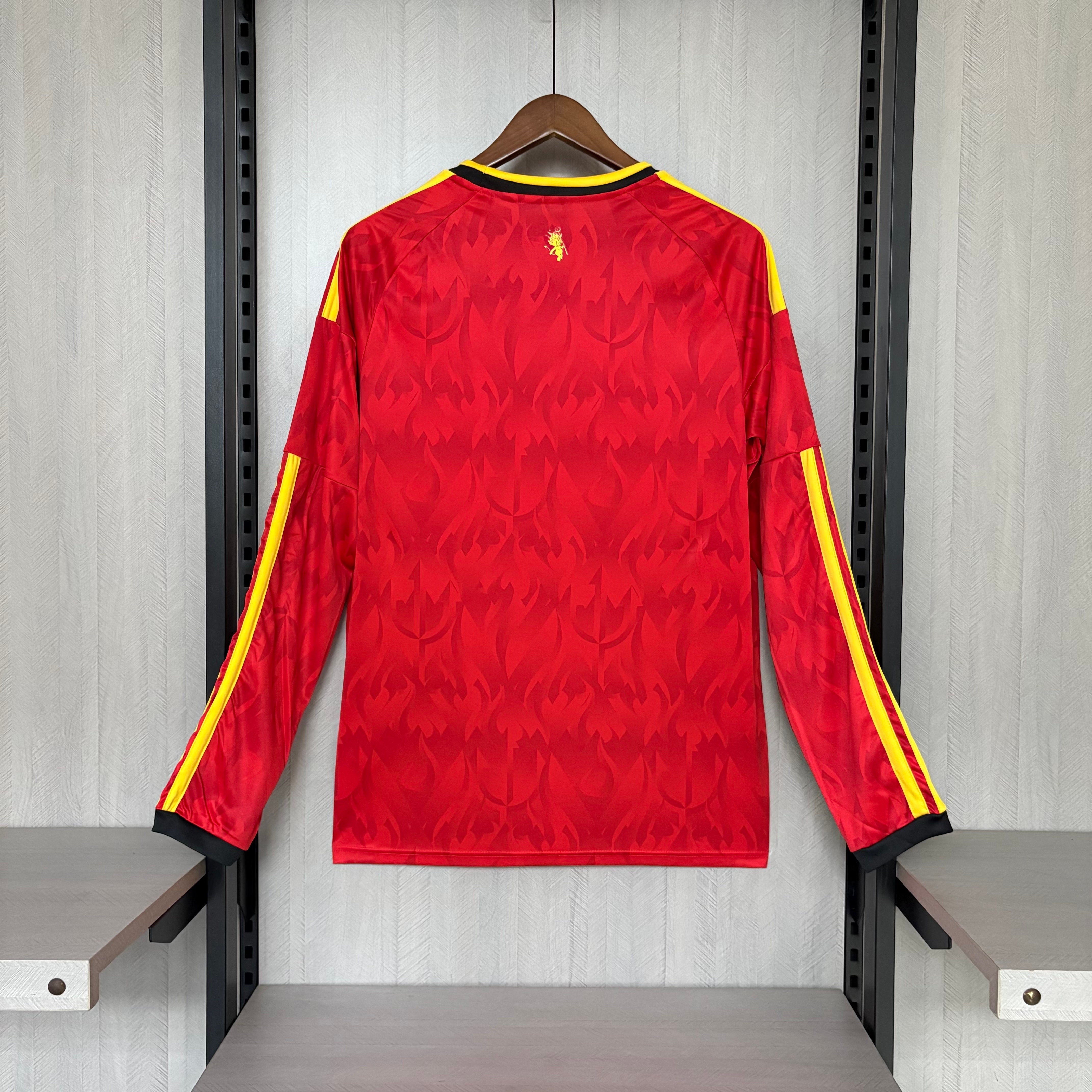 Long Sleeve 2026/27 Belgium Home Jersey