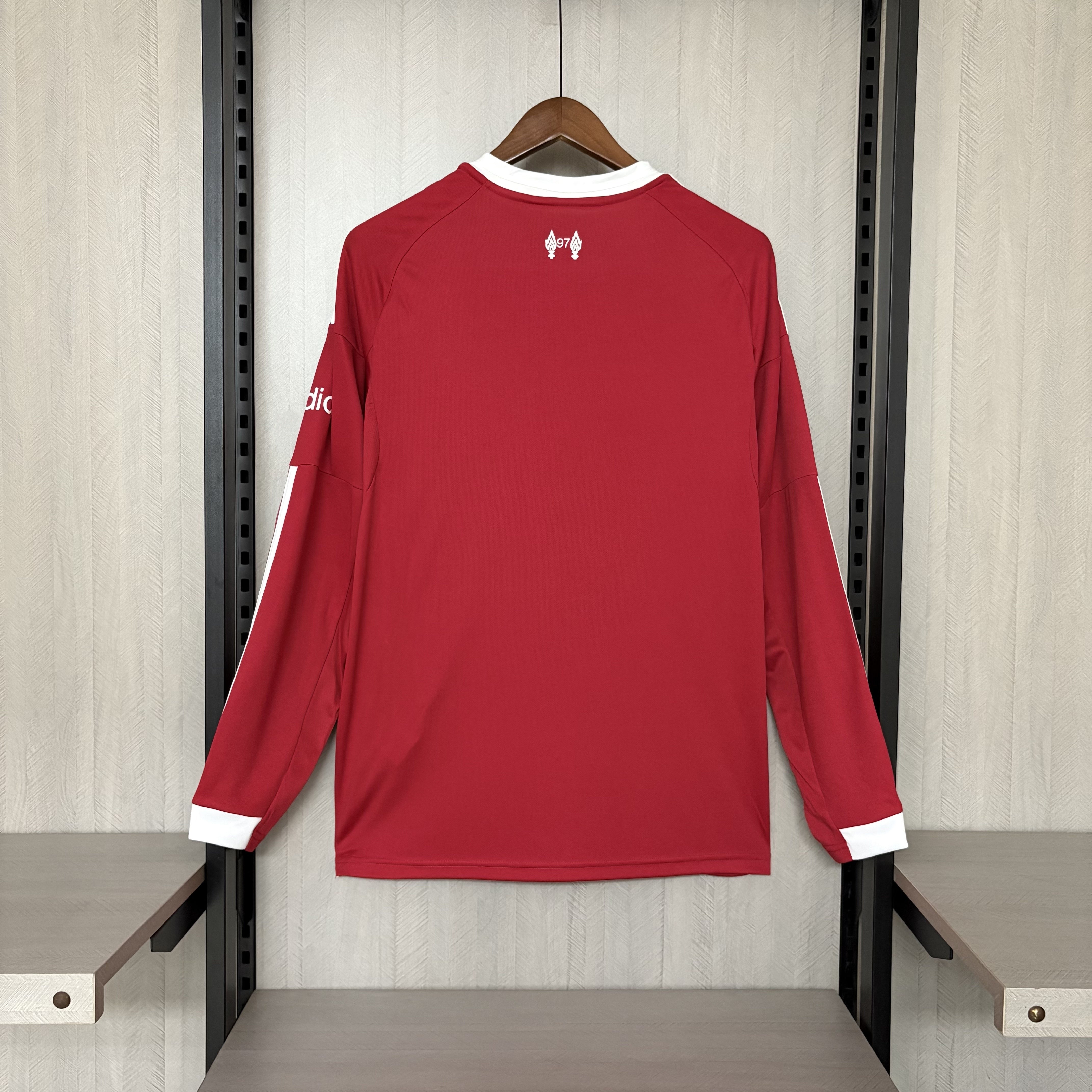 Long Sleeve 2025/26 Liverpool Home Jersey