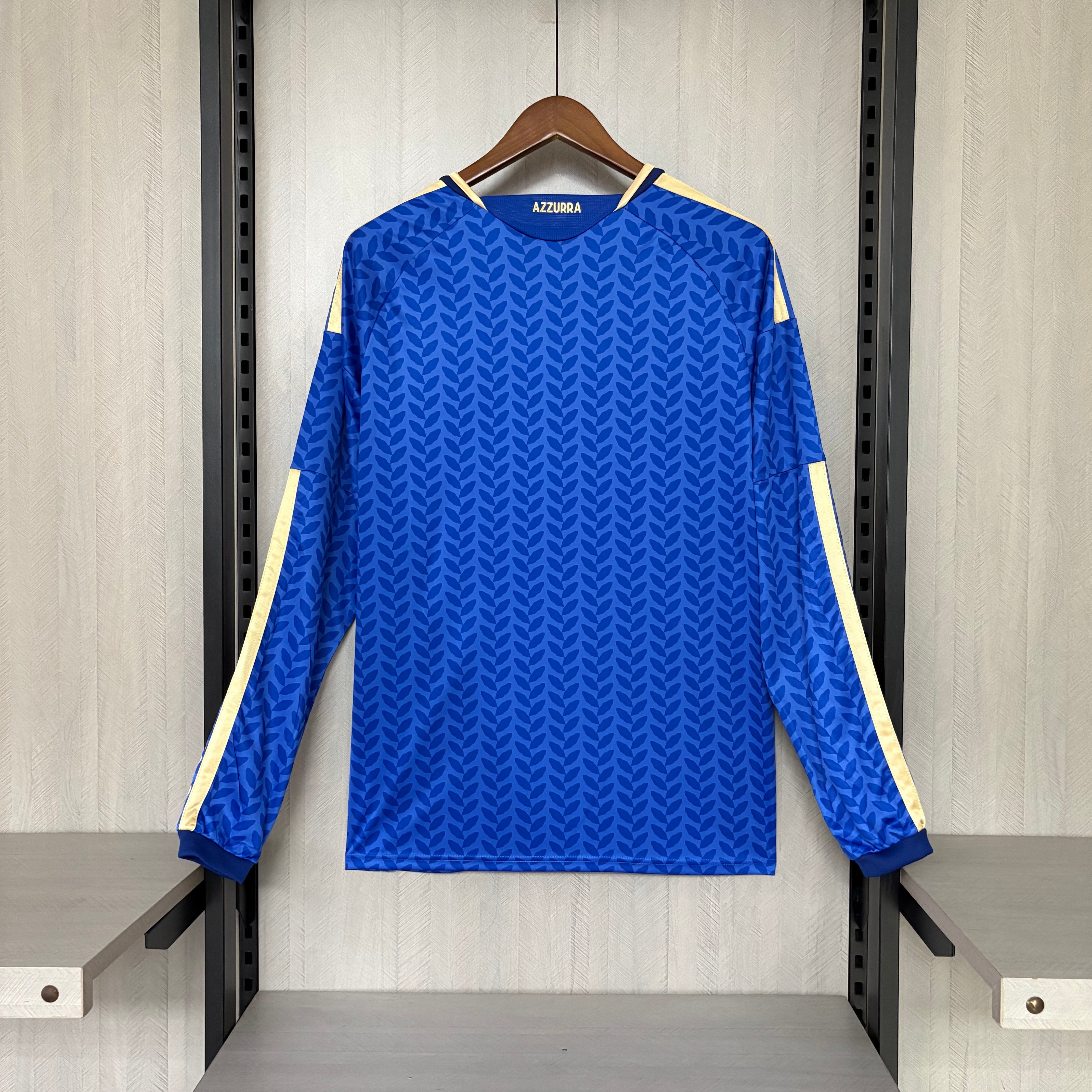 Long Sleeve 2026/27 Italy Home Jersey