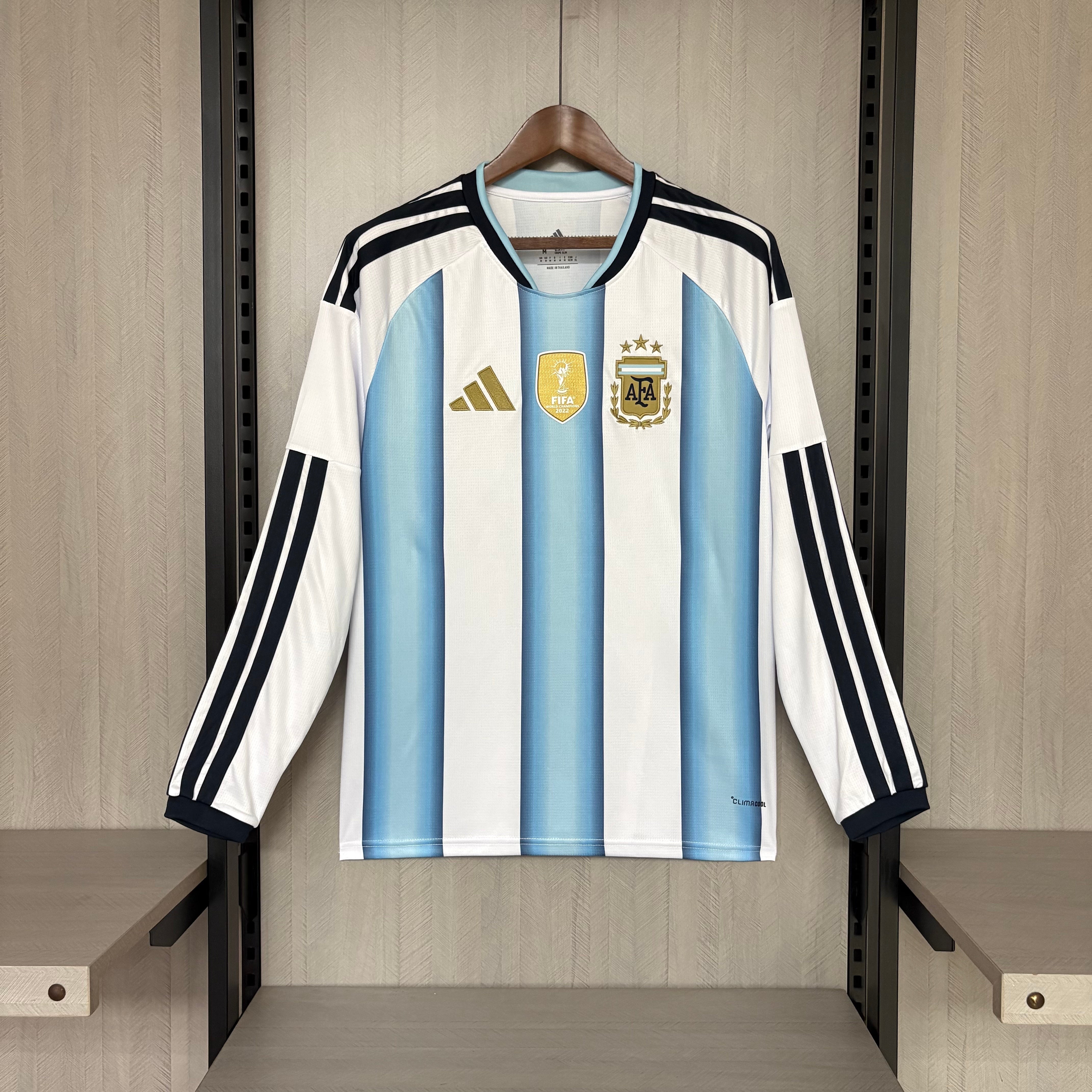 Long Sleeve 2026/27 Argentina Home Jersey