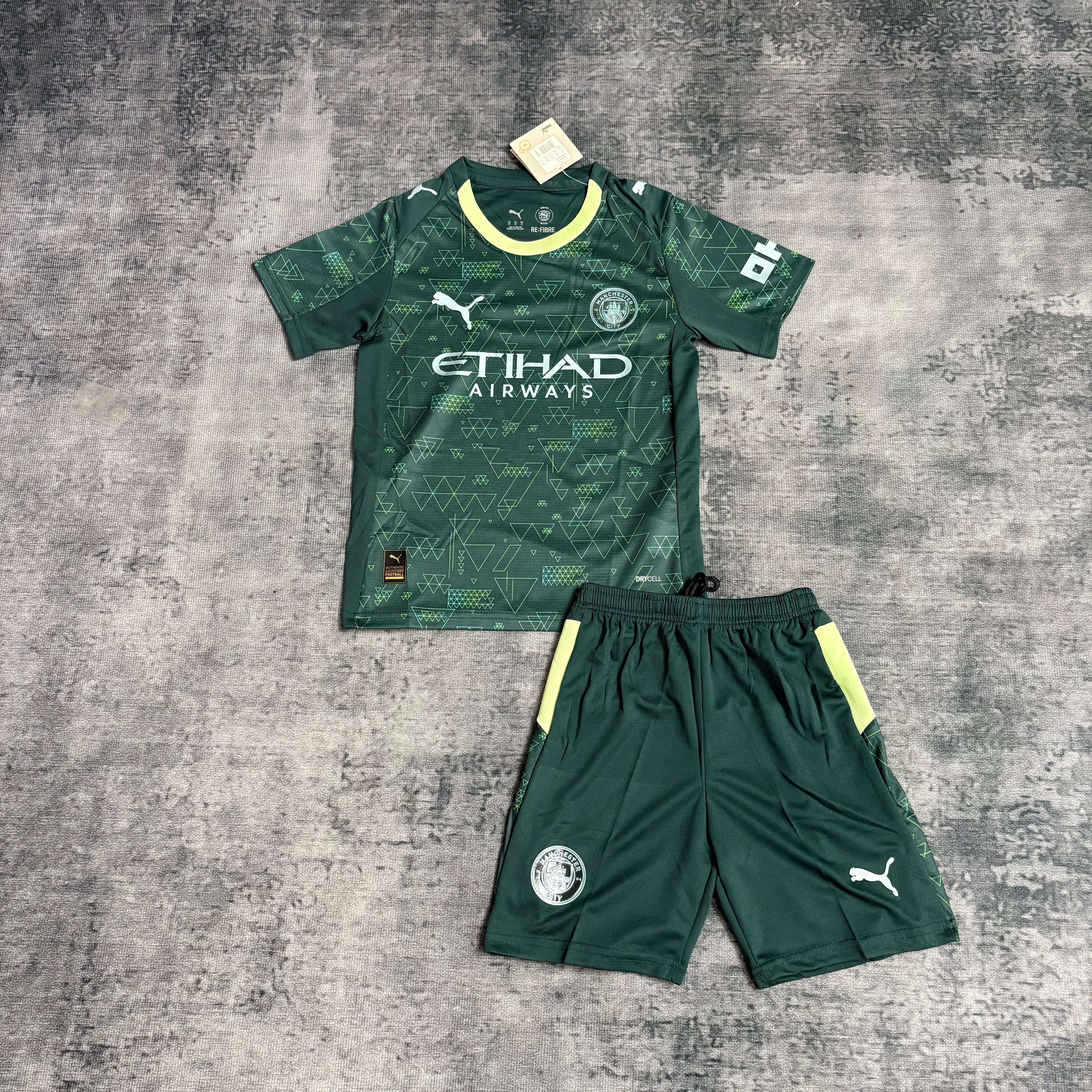 Kids 2025/26 Manchester City IIII Jersey