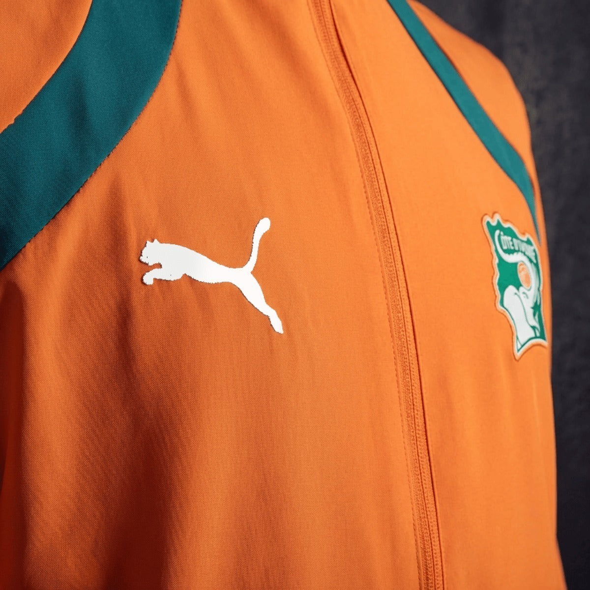 2026 Ivory Coast Orange and Green Reversible Windbreaker