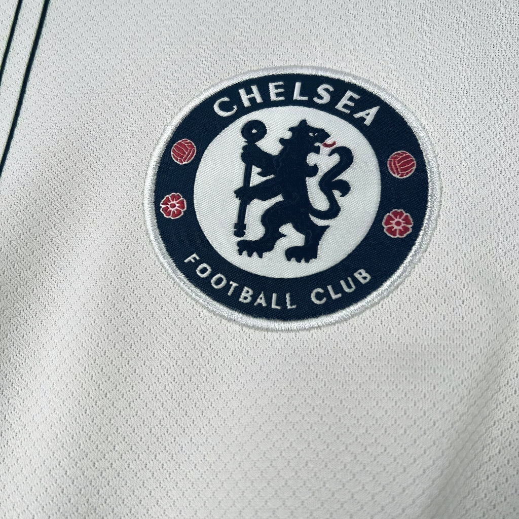 Chelsea FC Away Jersey - Official White Kit - Modern Graphic Edition