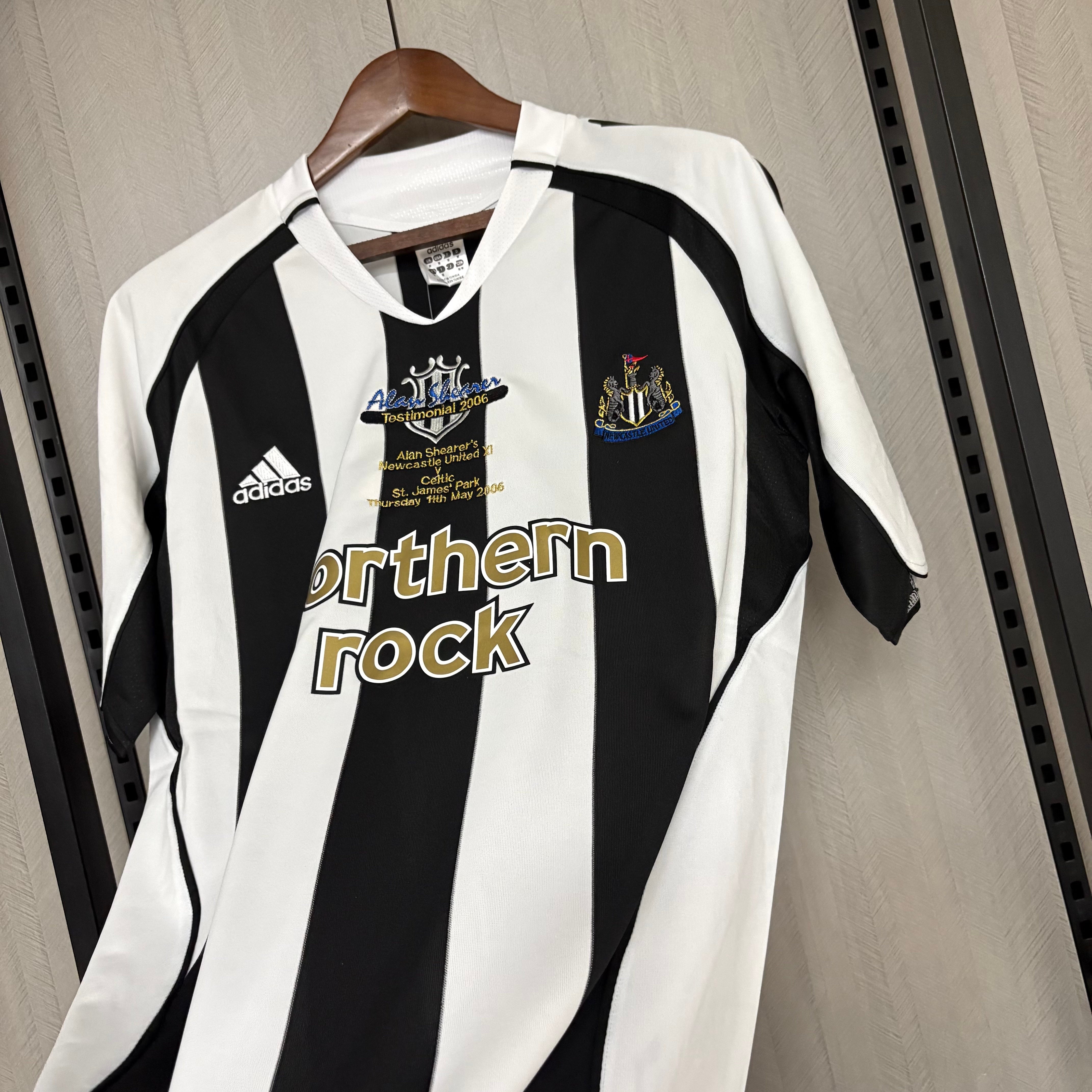 Retro 2006 Newcastle United Shearer Testimonial Jersey