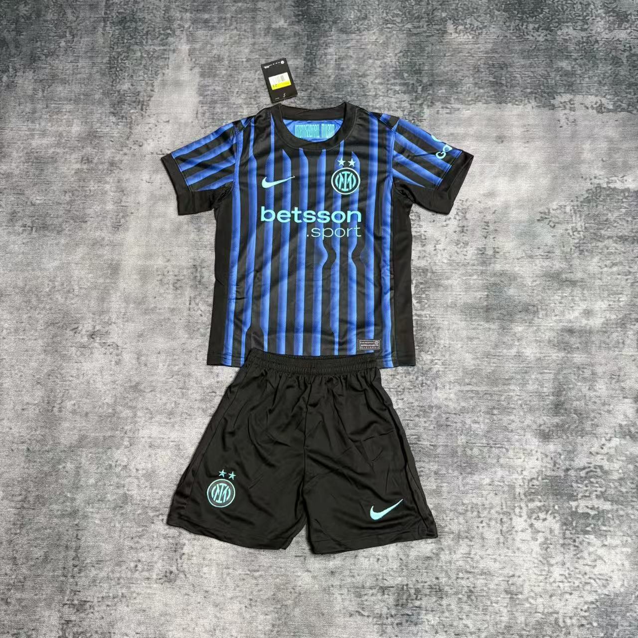 Kids 2025/26 Inter Milan Home Jersey