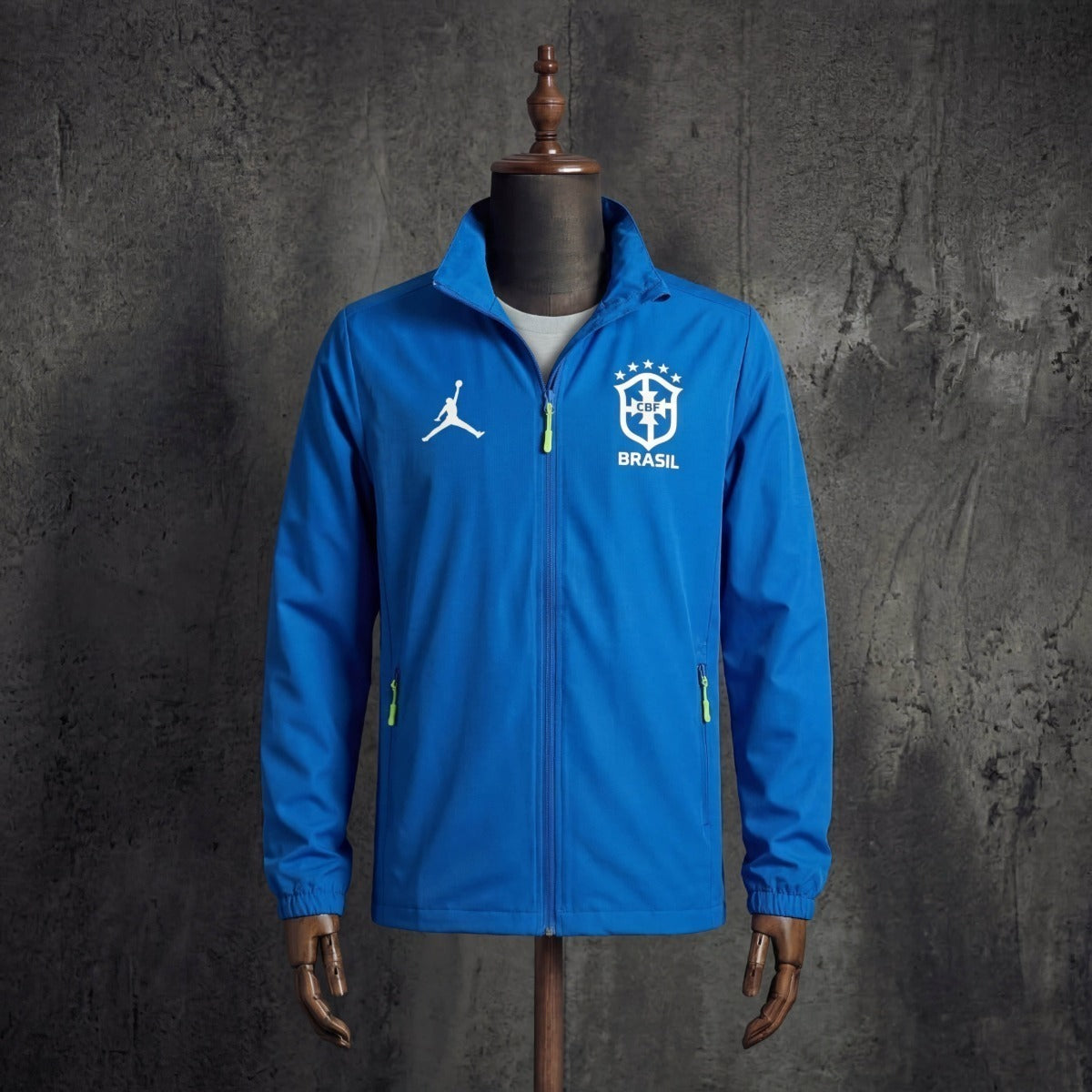 2026 Brazil Blue Windbreaker