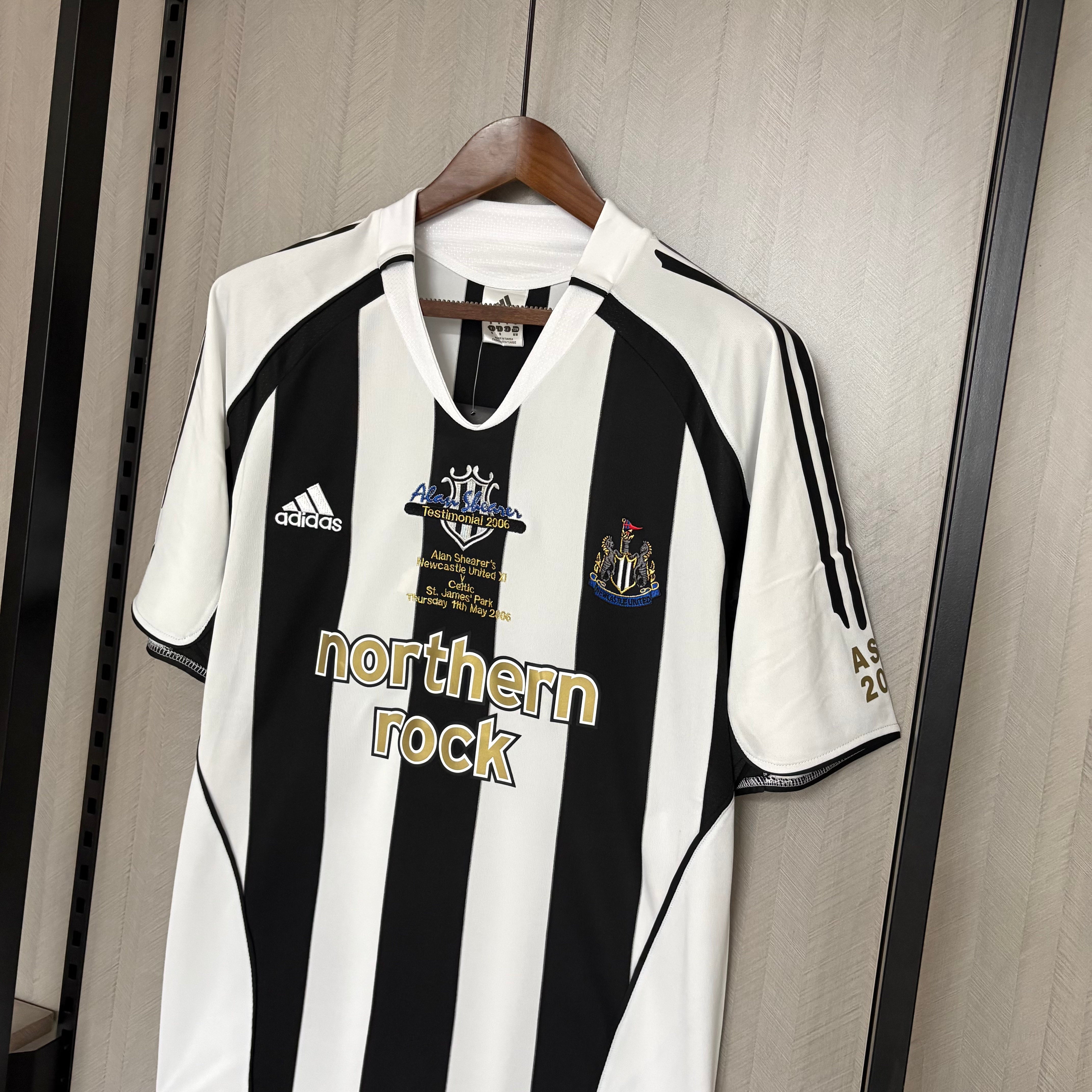 Retro 2006 Newcastle United Shearer Testimonial Jersey