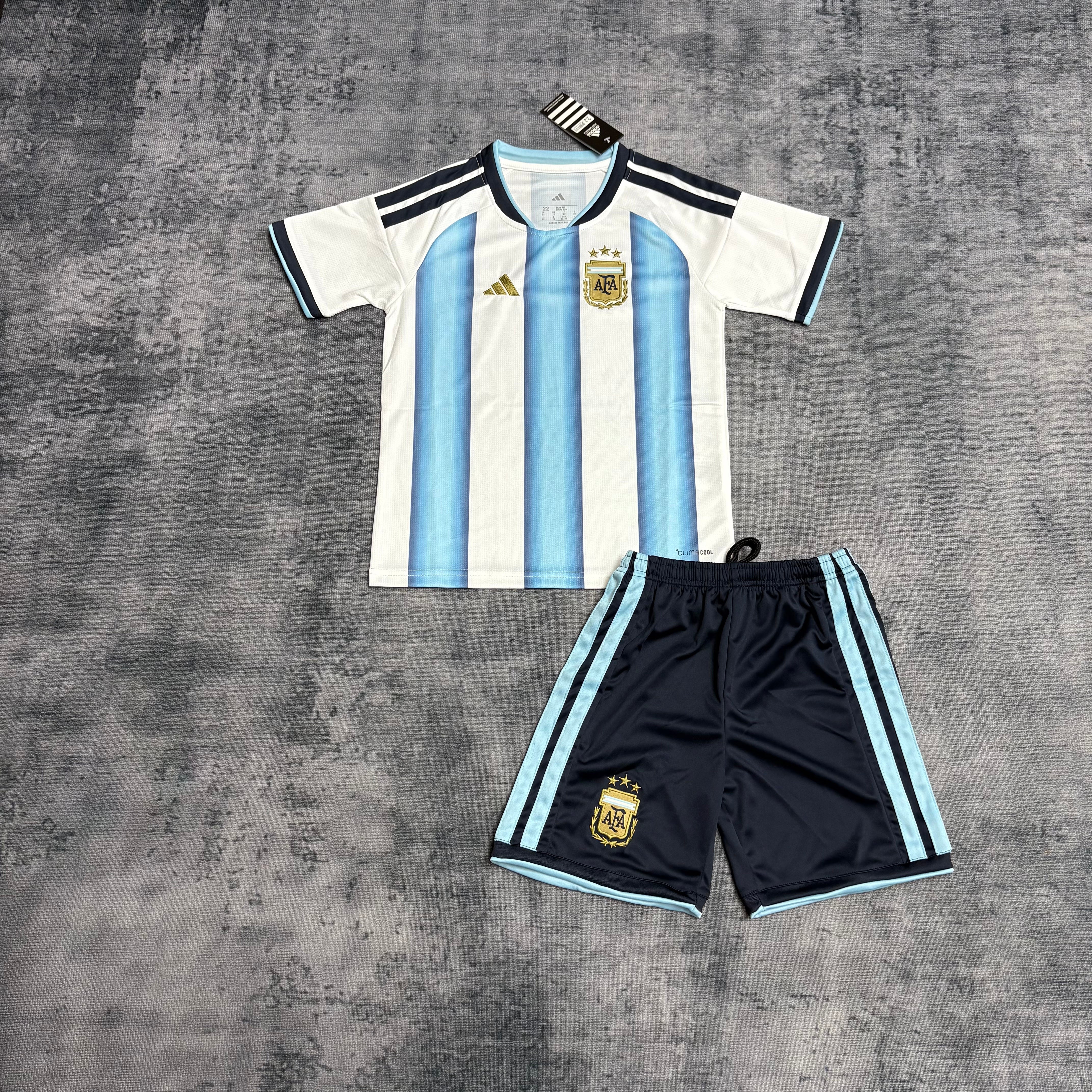 Kids 2026 Argentina Home Jersey