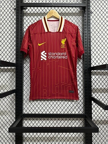 Liverpool FC 24/25 Home Shirt - Red & Yellow - OFFICIAL FAN VERSION (Stadium)