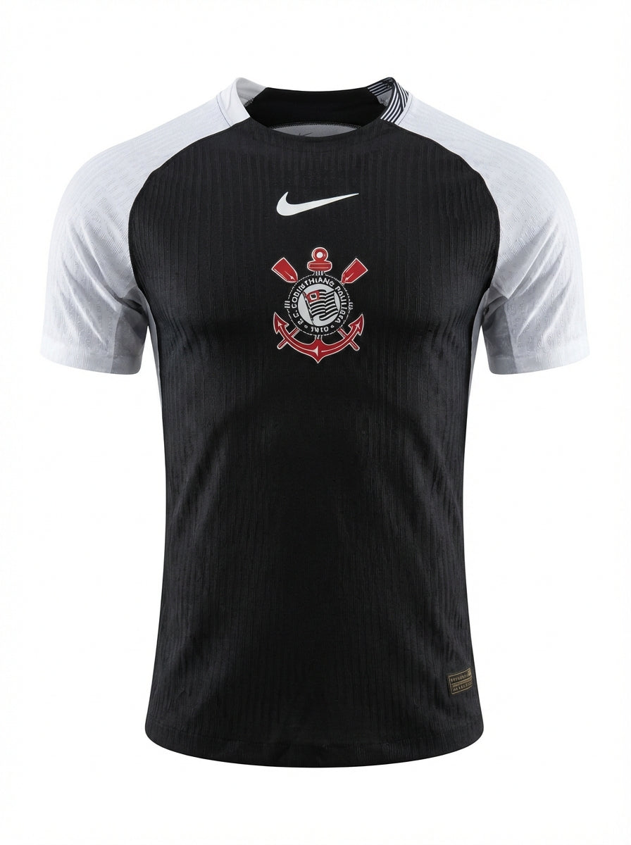 Corinthians Away Shirt 25/26 - Black Player Edition - AUTHENTIC