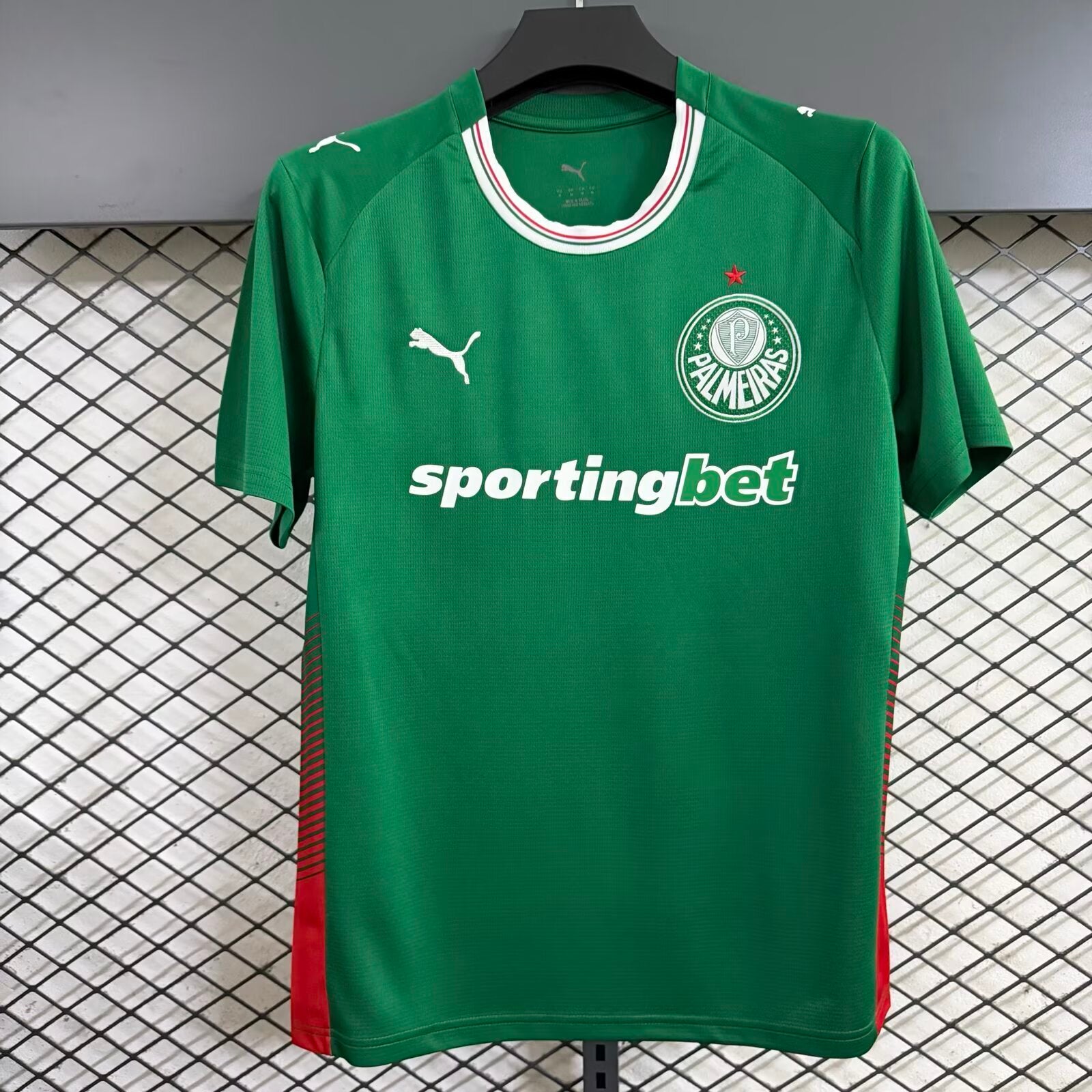 Palmeiras 26/27 Home Shirt - Green with Red Details - OFFICIAL FAN VERSION