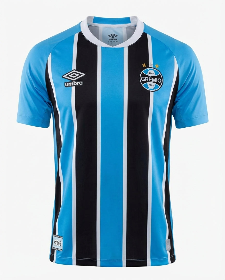 Gremio Home Shirt 26/27 - Blue, Black & White - OFFICIAL FAN VERSION