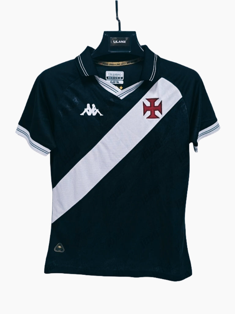 Vasco da Gama Home Jersey - Official Black & White - Classic Edition