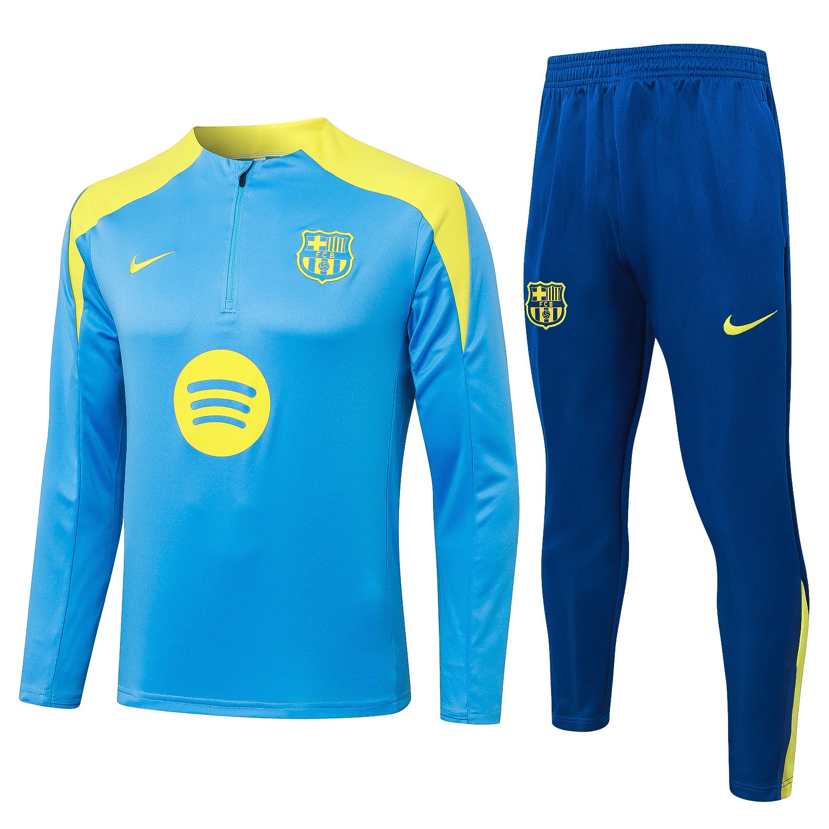 Tracksuit Barcelona Meia-La Raça Azul Claro