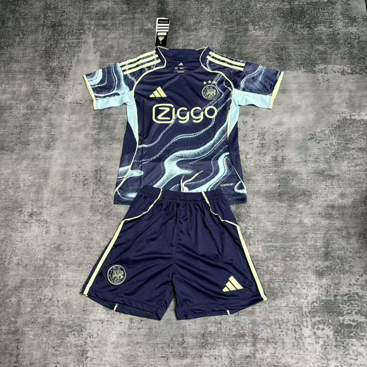 Kids' 2025/26 Ajax Away Kit