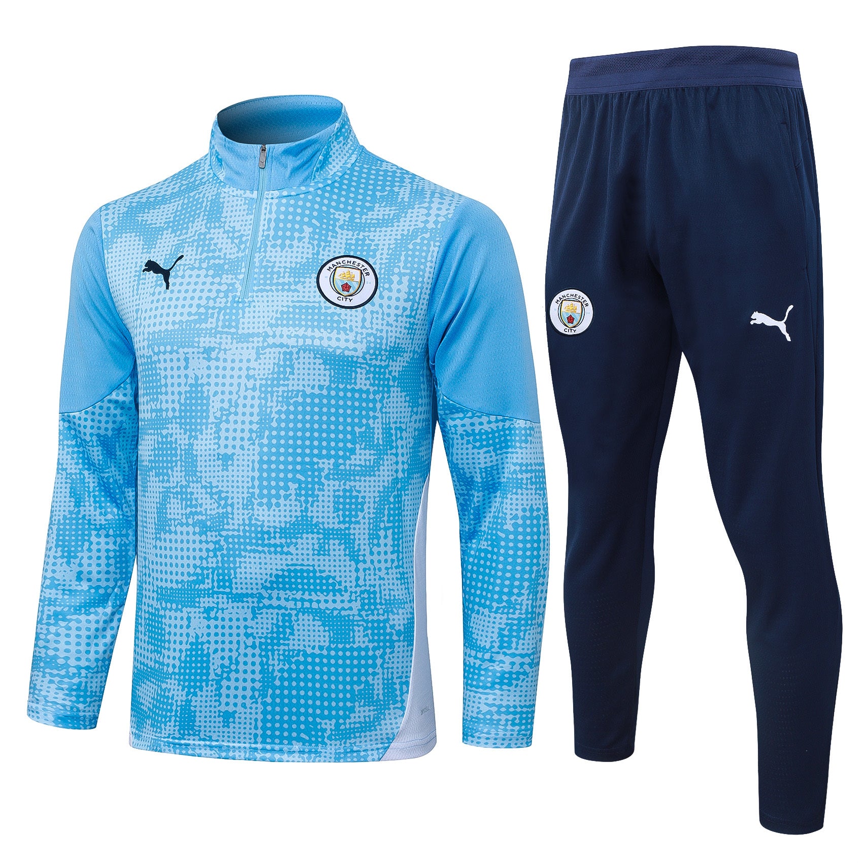 Light blue manchester city tracksuit