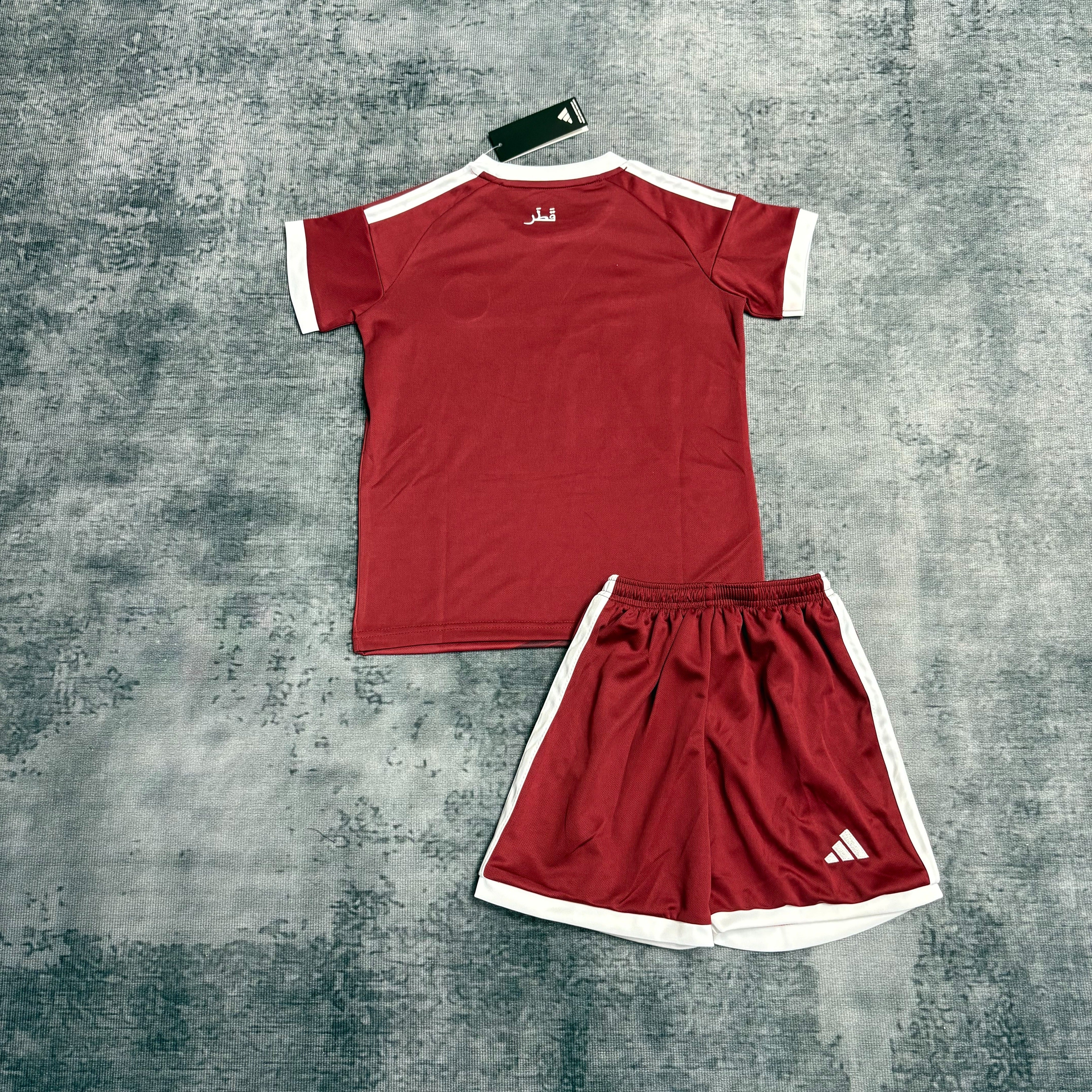 Kids 2026 Qatar Home Jersey
