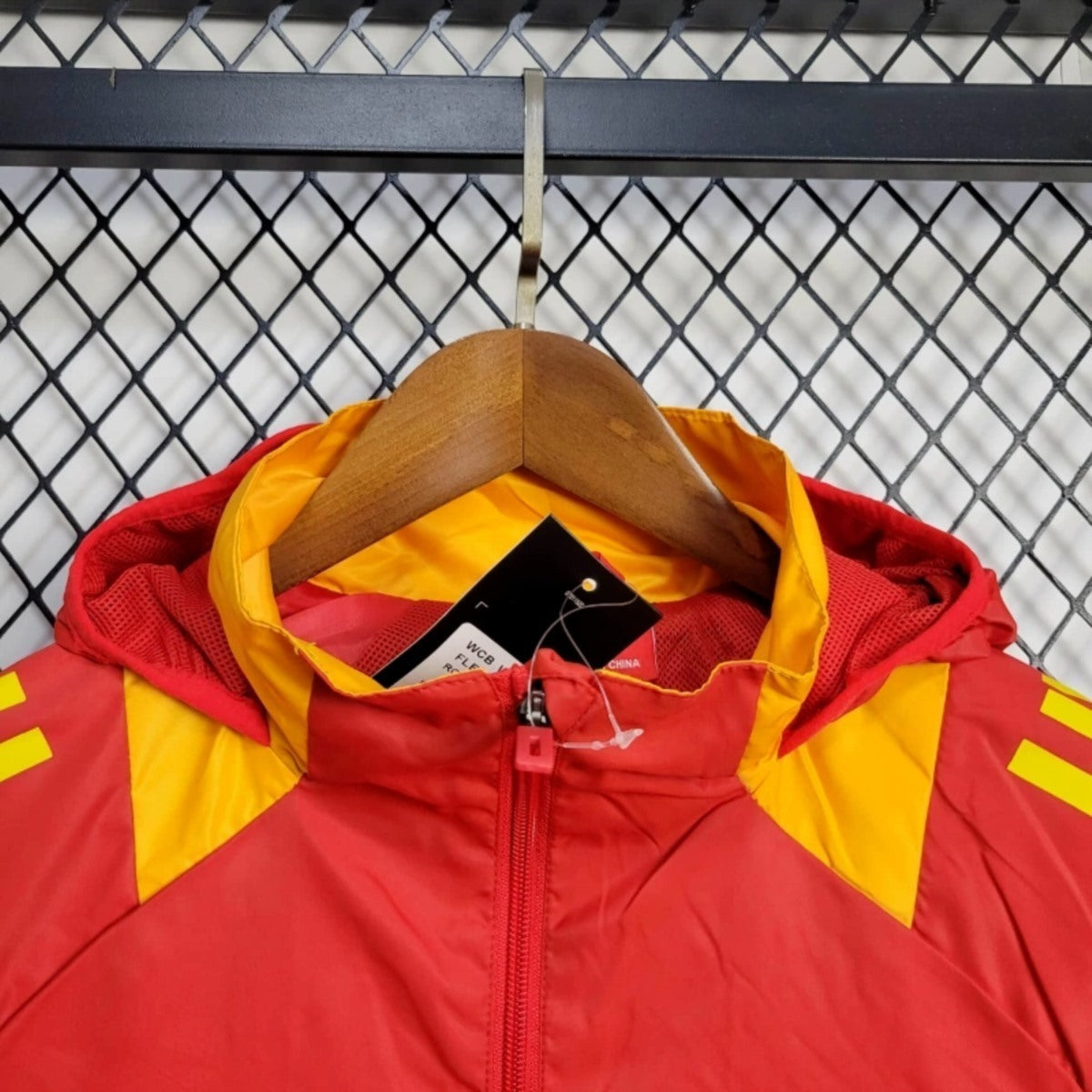 2025 Spain Red Jacket Windbreaker