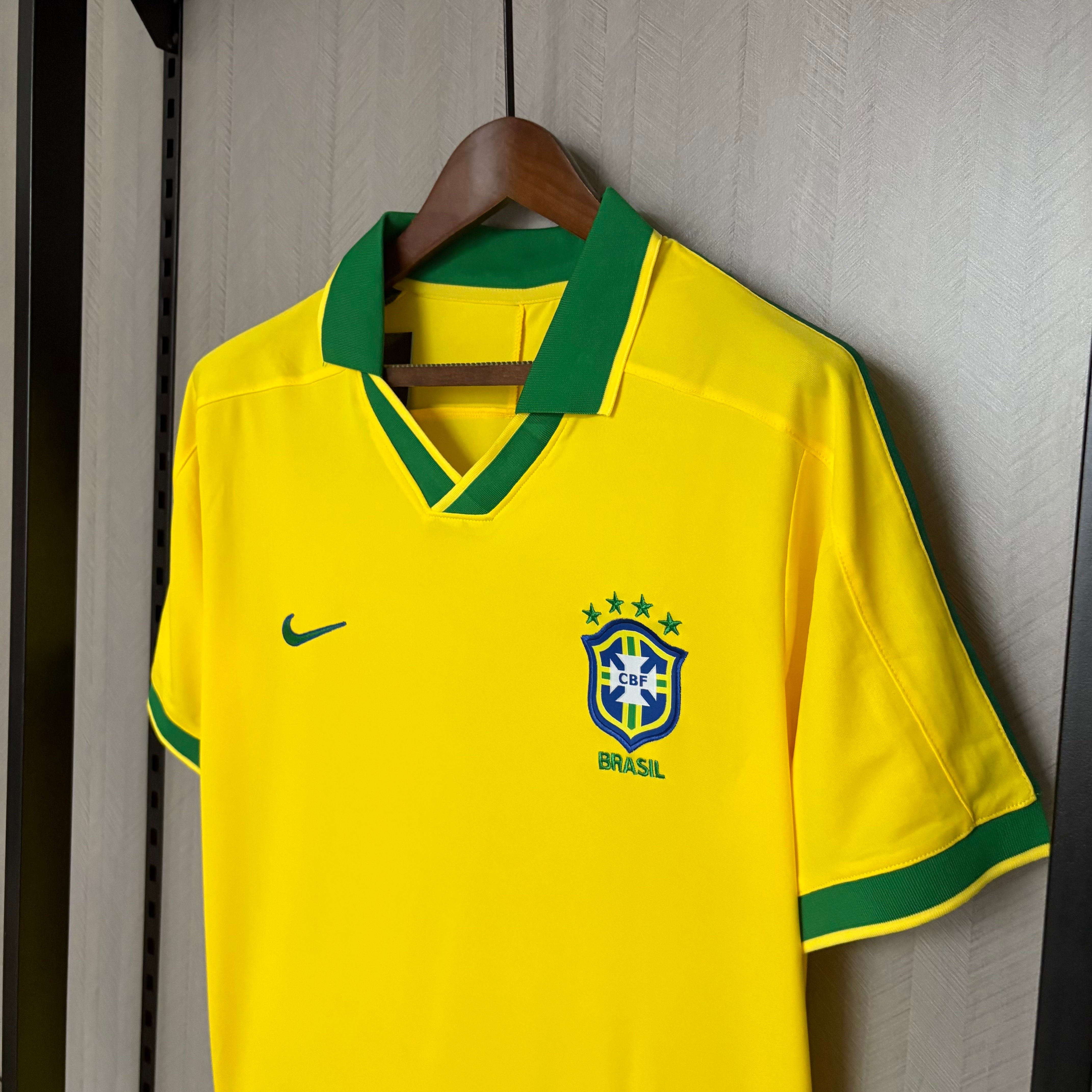 Retro Brazil 1997 Home Jersey