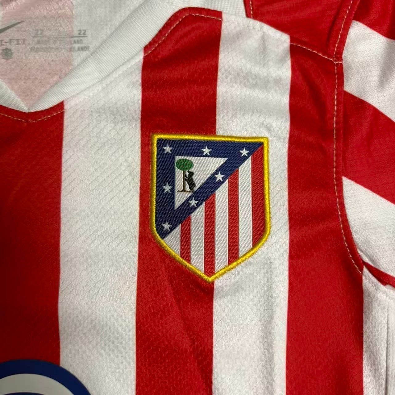 Kids 2025/26 Atletico Madrid Home Jersey