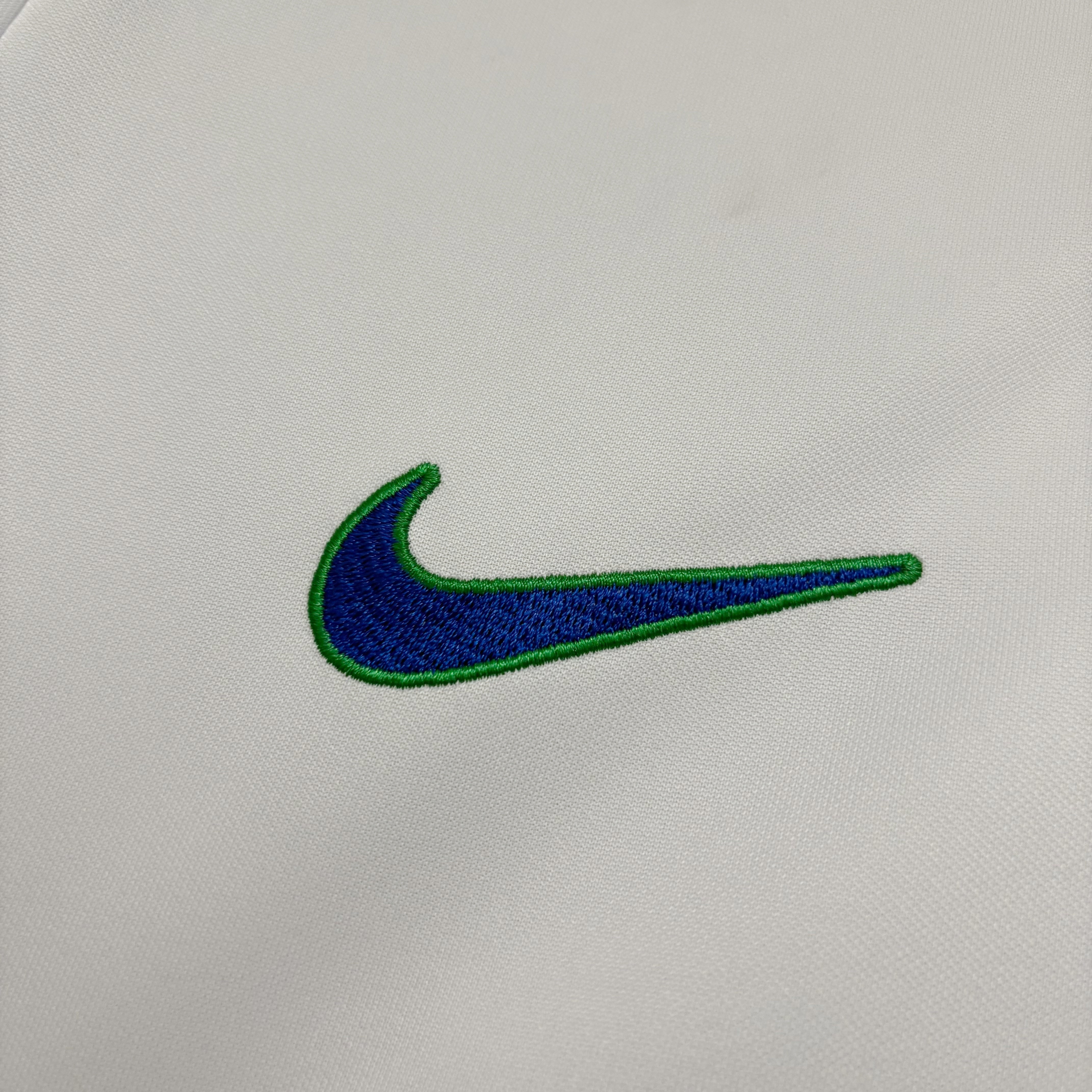 Retro 1998 Brazil White Jersey