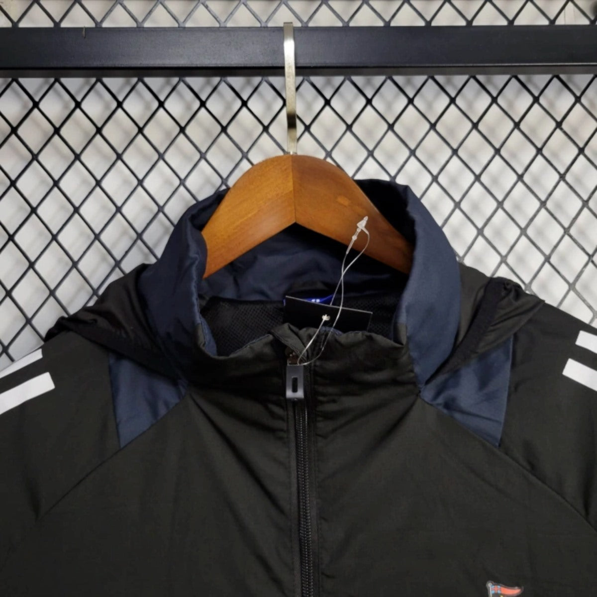 2025 Newcastle United Black Jacket Windbreaker