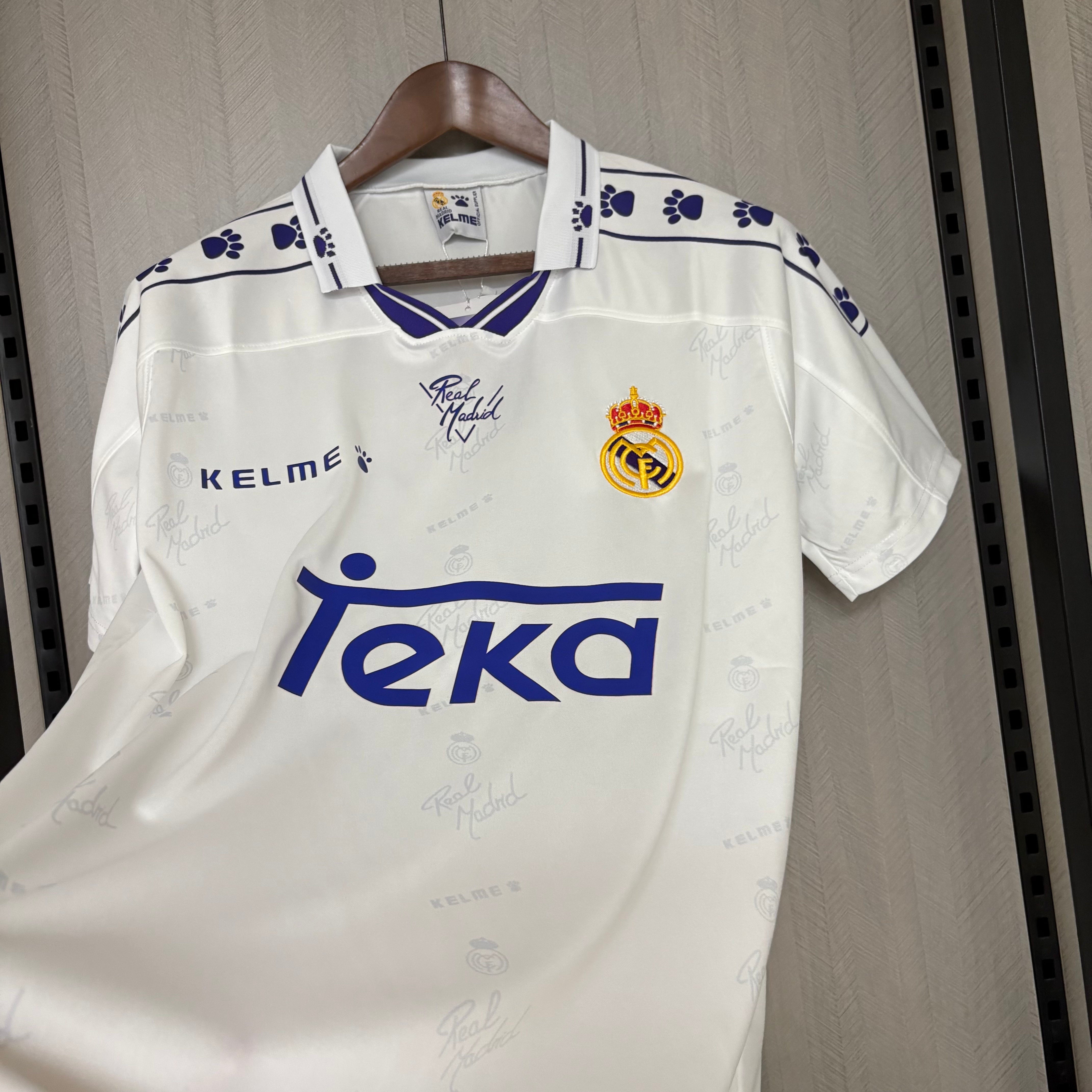 Real Madrid Retro Home Shirt 96/97