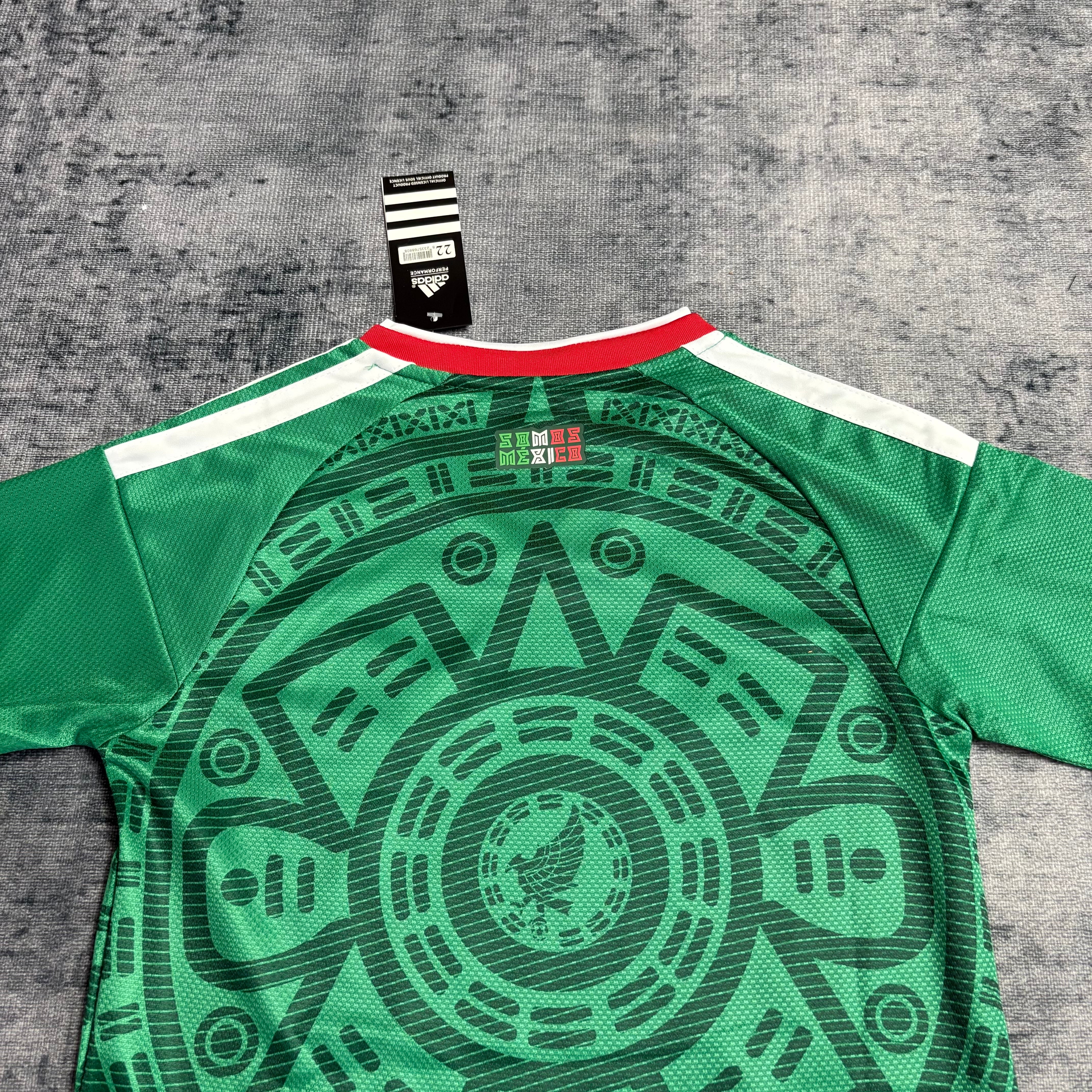 Kids 2026 Mexico Home Jersey