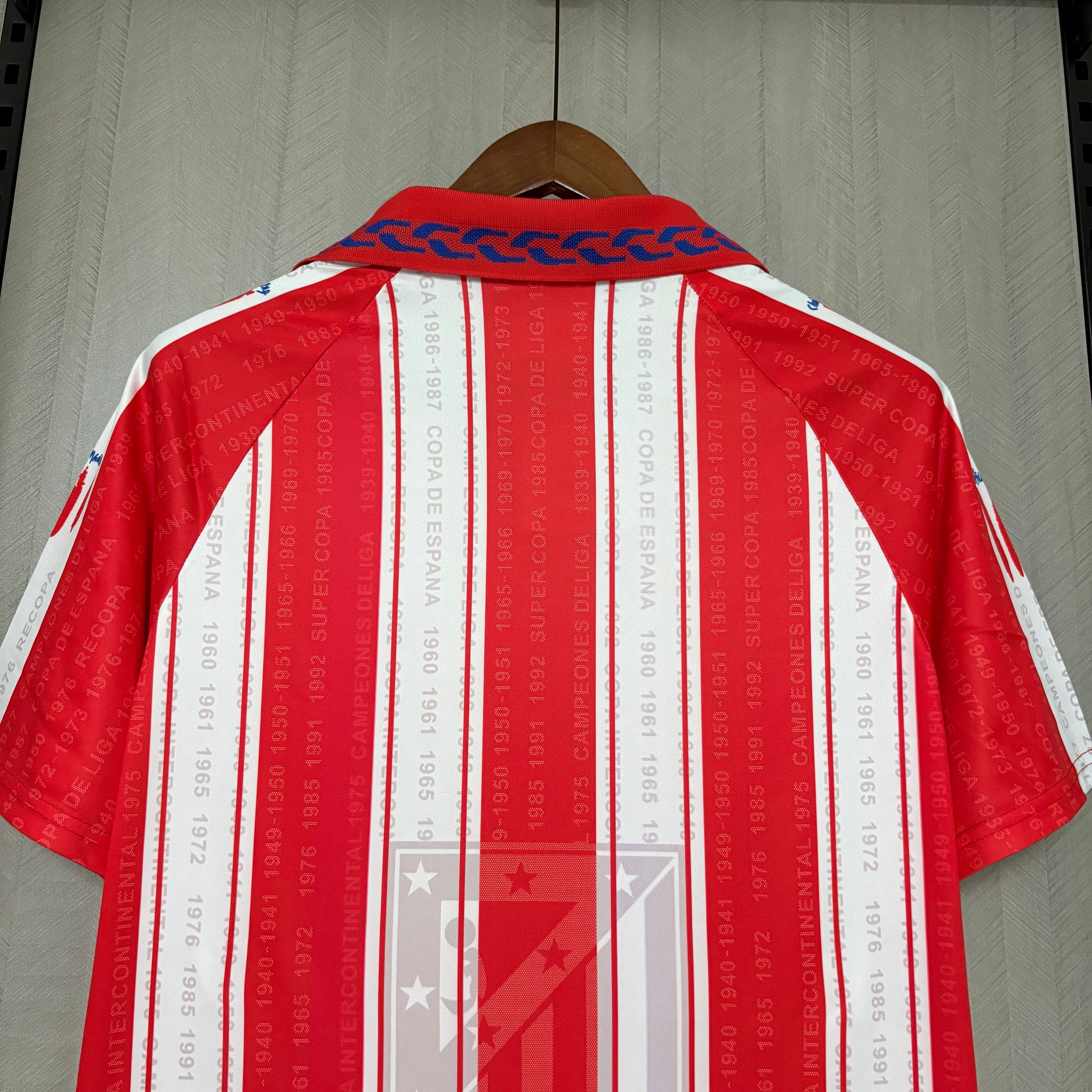 Retro Atletico Madrid 1995/96 home jersey