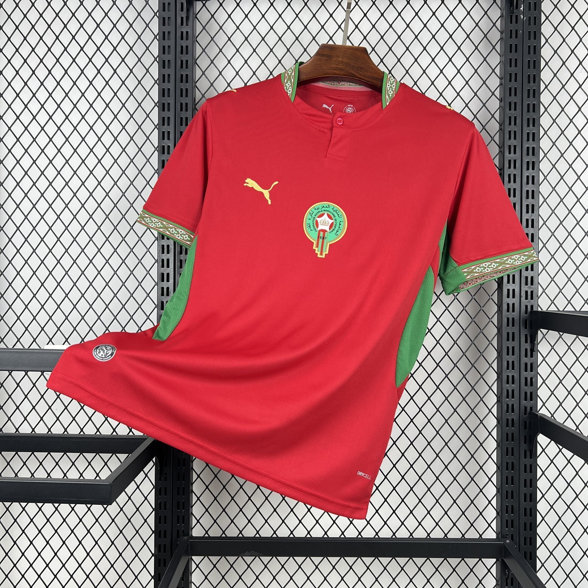 Morocco Home Shirt 26/27 - Red & Green - OFFICIAL FAN VERSION
