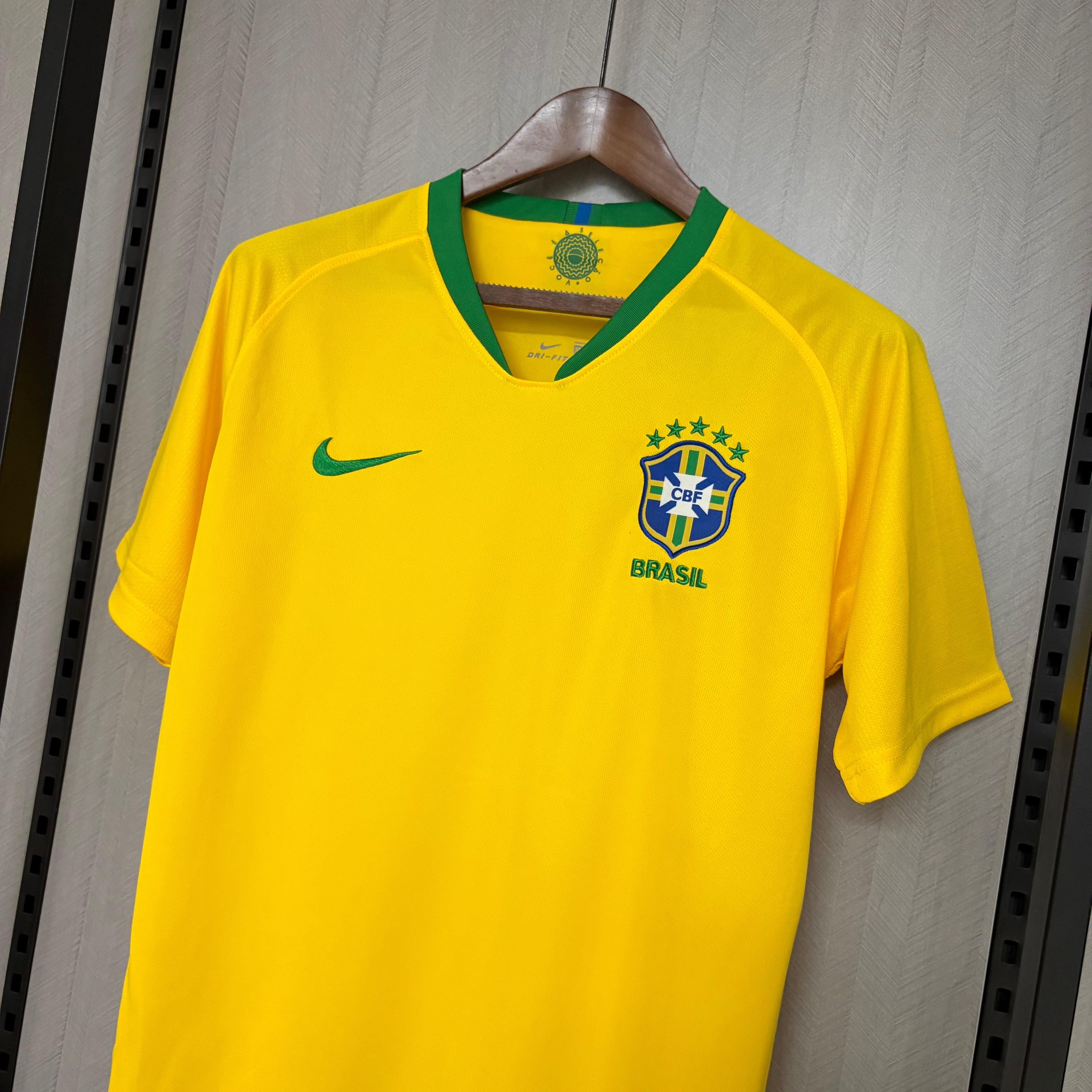 Brazil Retro Home Jersey 2018