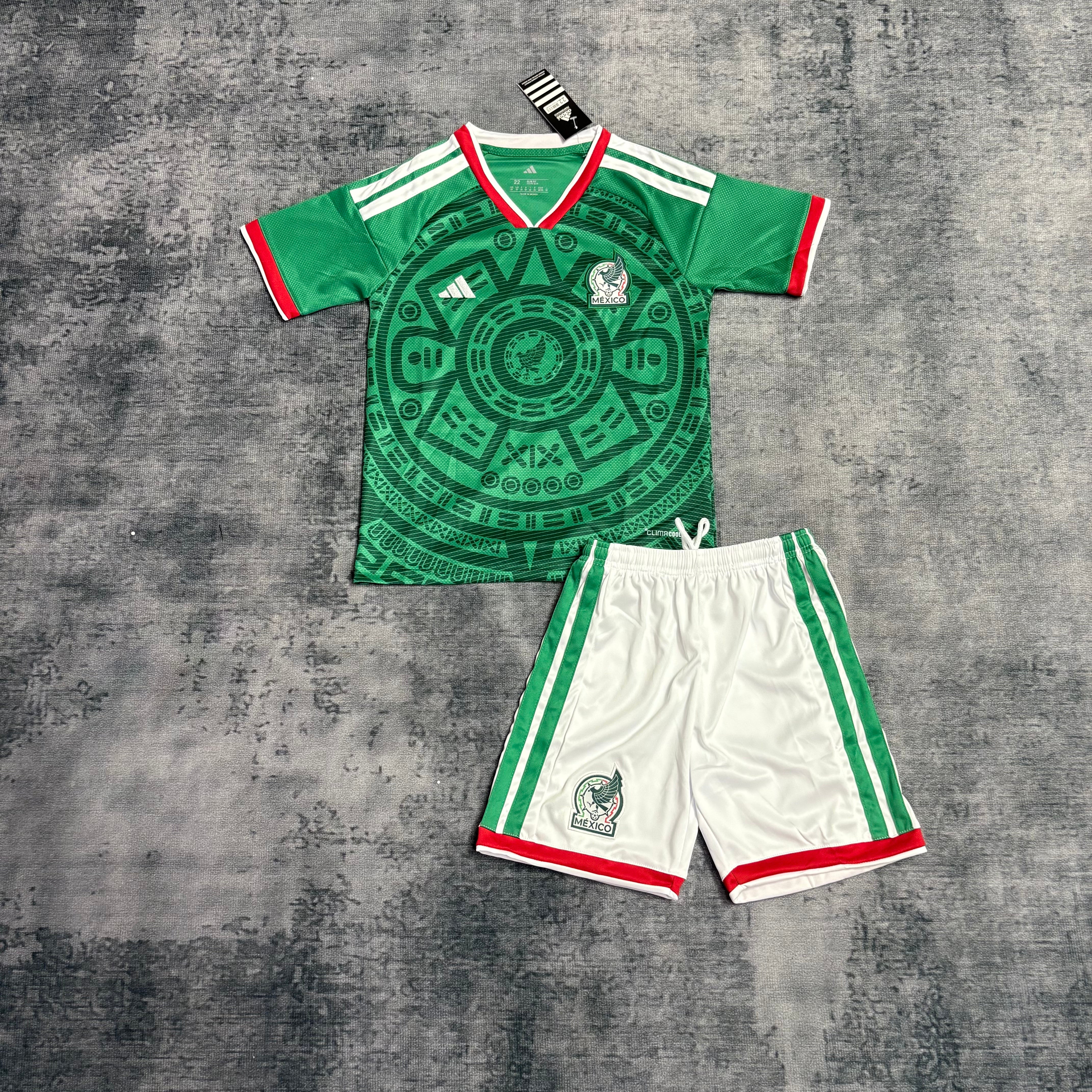 Kids 2026 Mexico Home Jersey