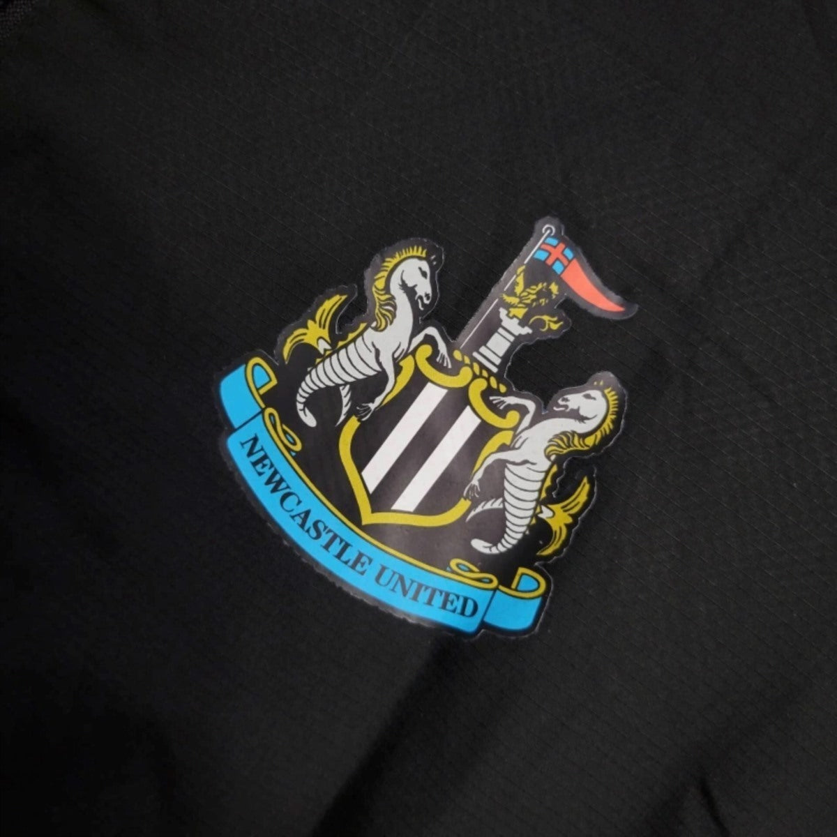 2025 Newcastle United Black Jacket Windbreaker
