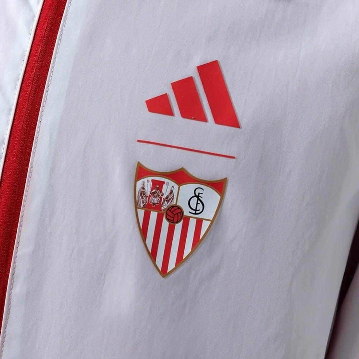 2026 Athletic Bilbao Red and White Reversible Windbreaker