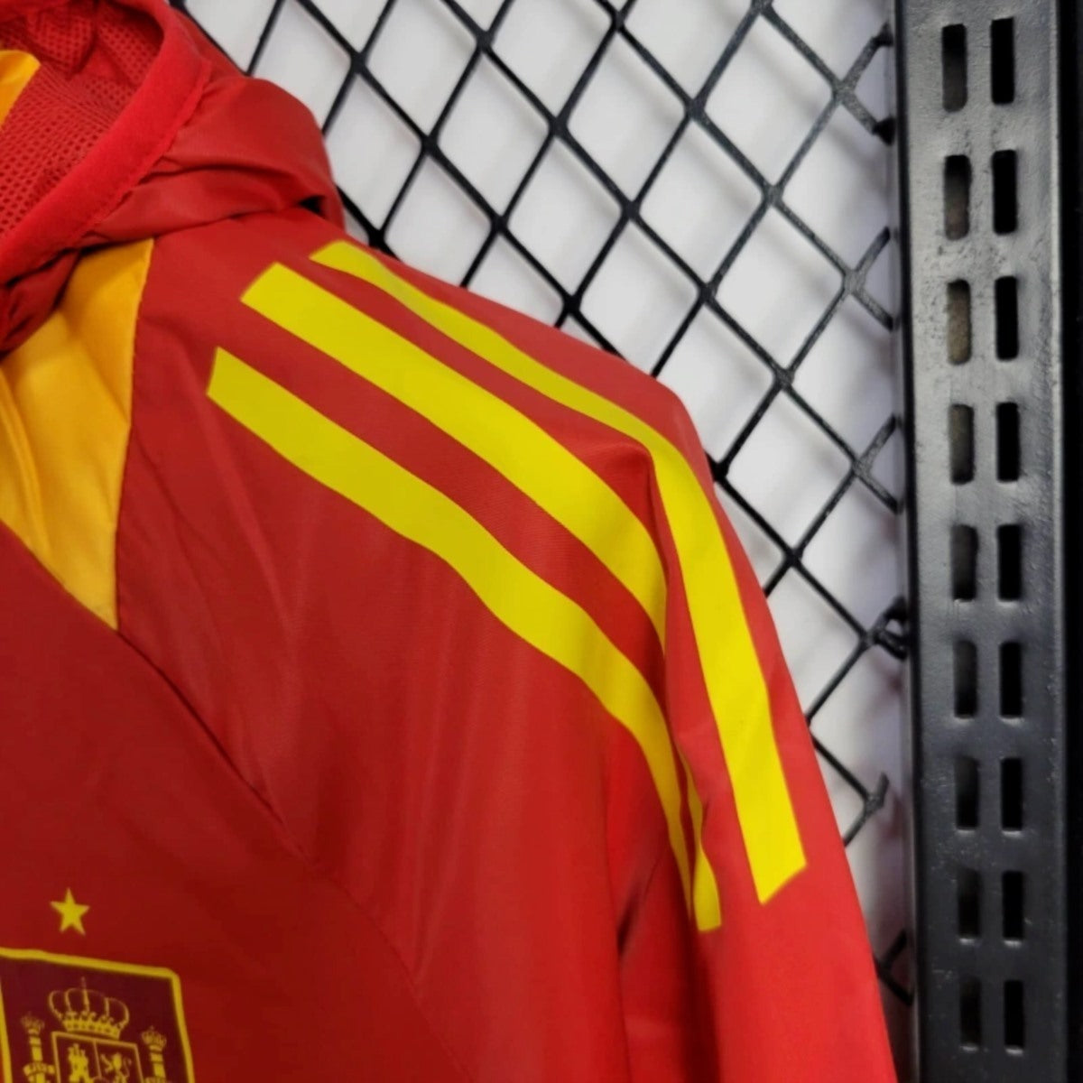 2025 Spain Red Jacket Windbreaker