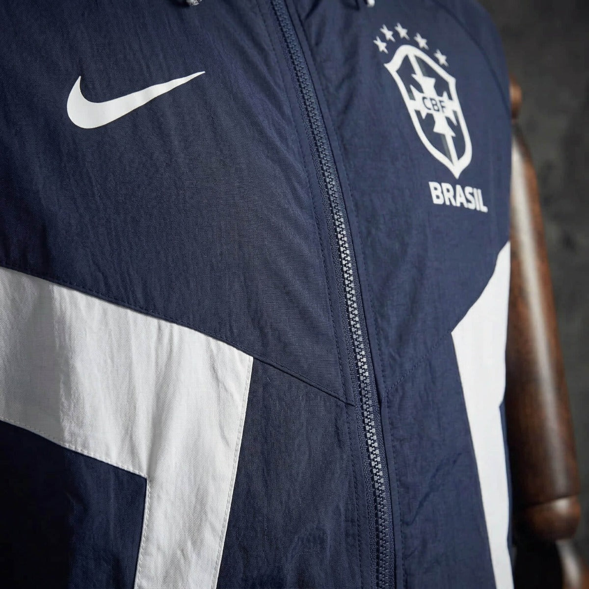 2026 Brazil Royal Blue Windbreaker